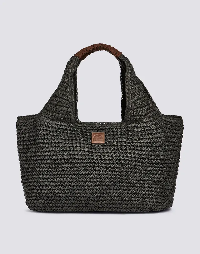 sundek-maxi-borsa-mare-in-paper-straw-intrecciata-con-chiusura-zip image 1