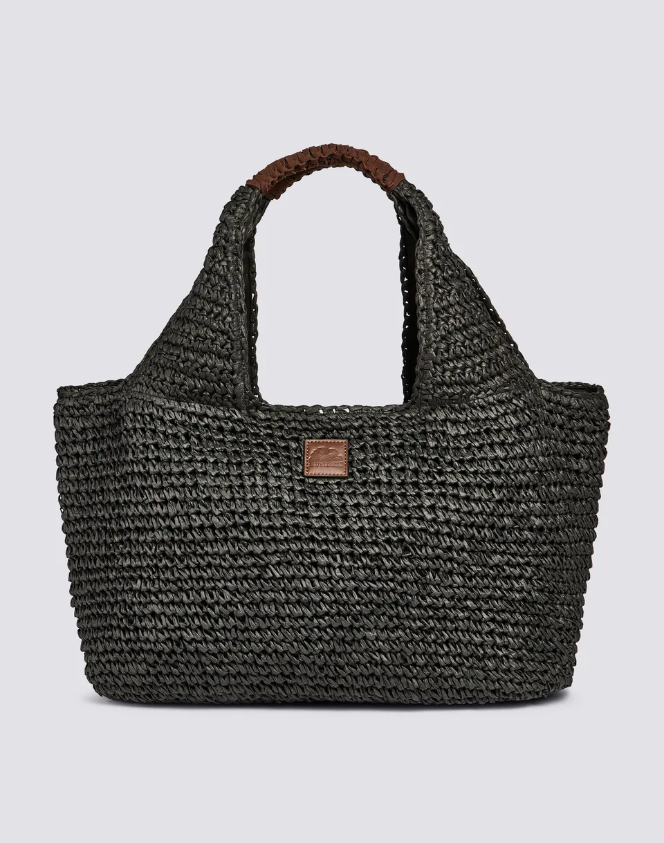 sundek-maxi-borsa-mare-in-paper-straw-intrecciata-con-chiusura-zip image 1