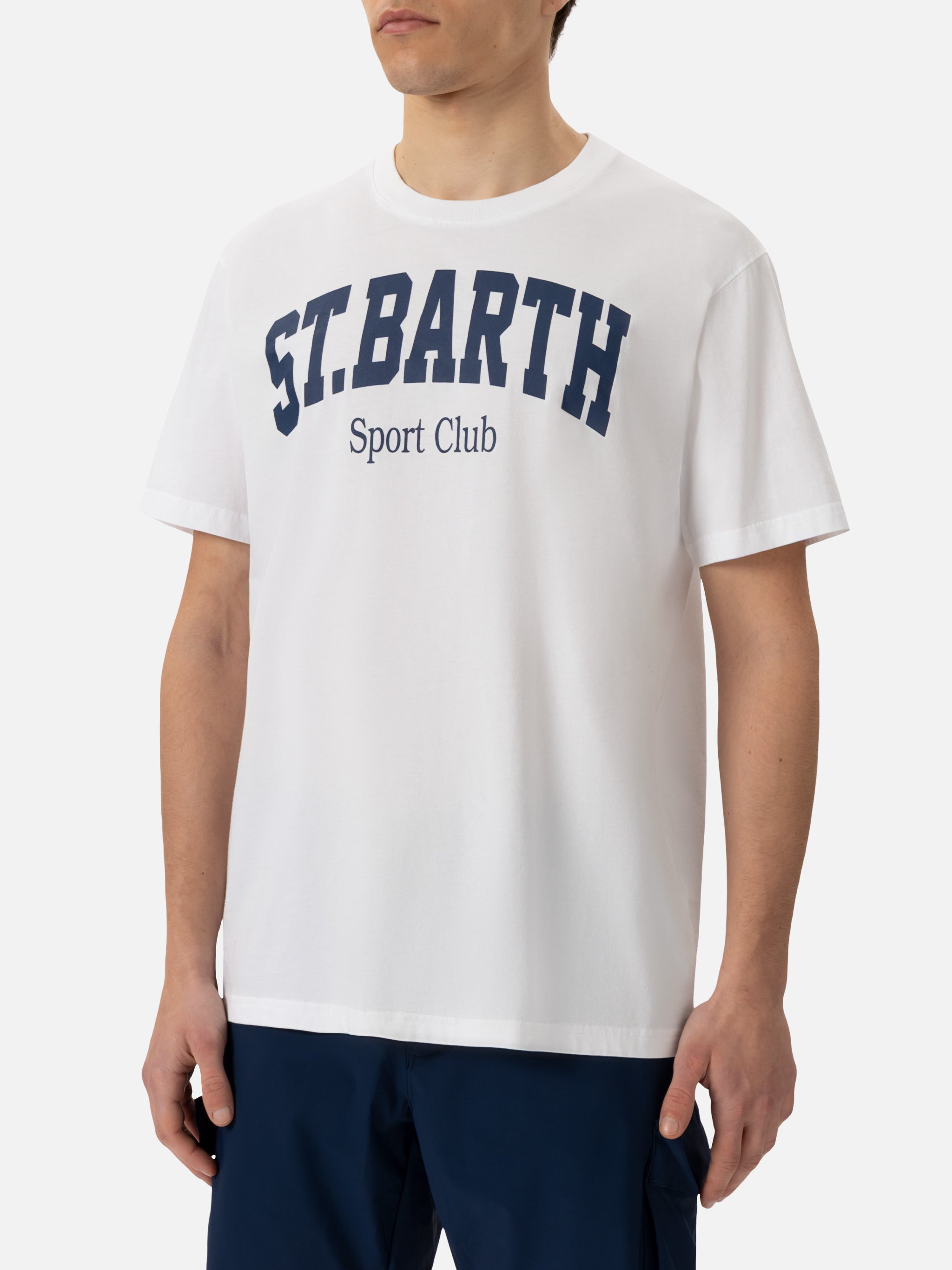 mc2-saint-barth-t-shirt-man-in-cotone-stampa-st-barth-sport-club image 2