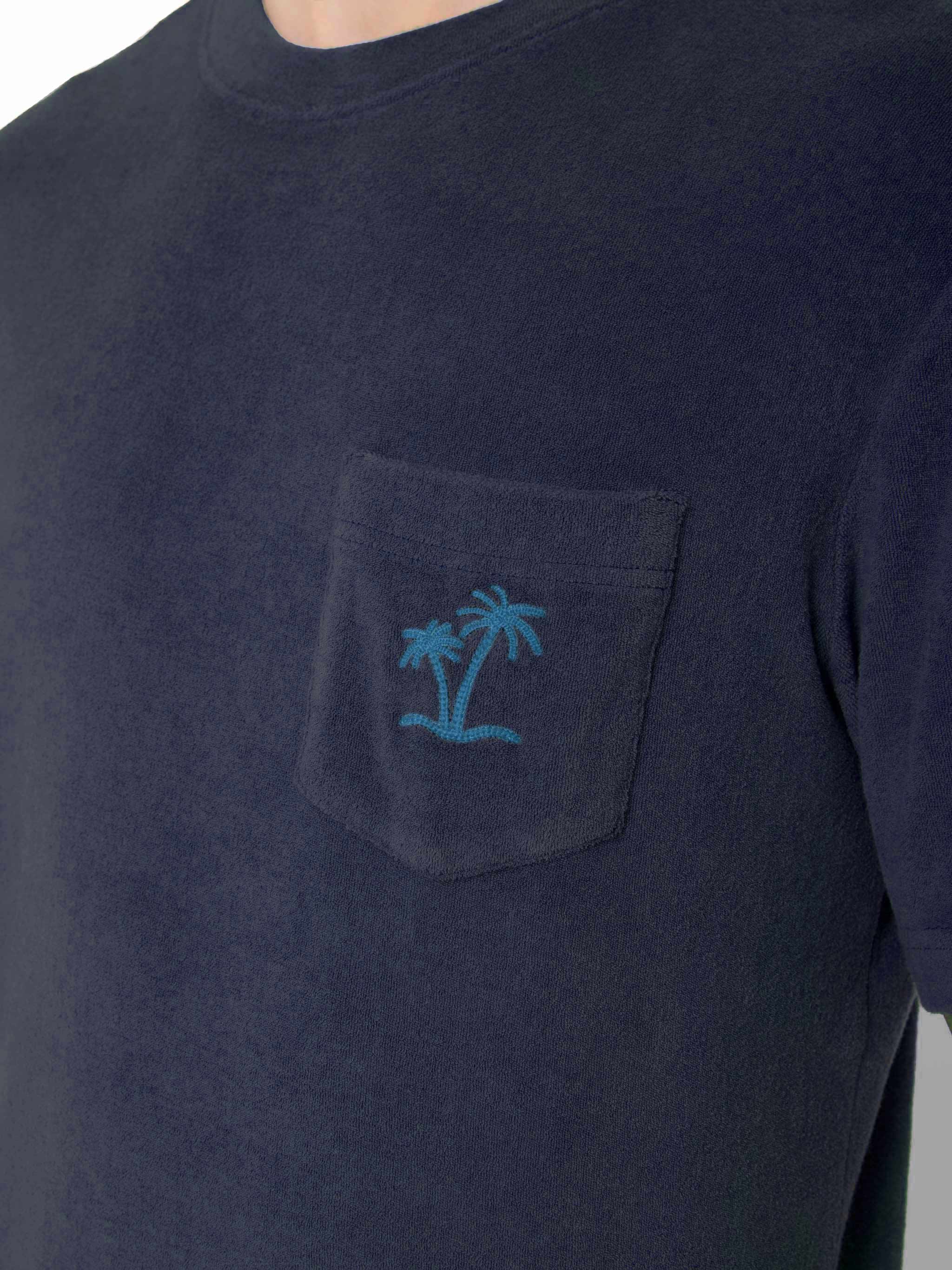 mc2-saint-barth-gary-t-shirt-uomo-spugna-blu-navy-con-taschino image 3