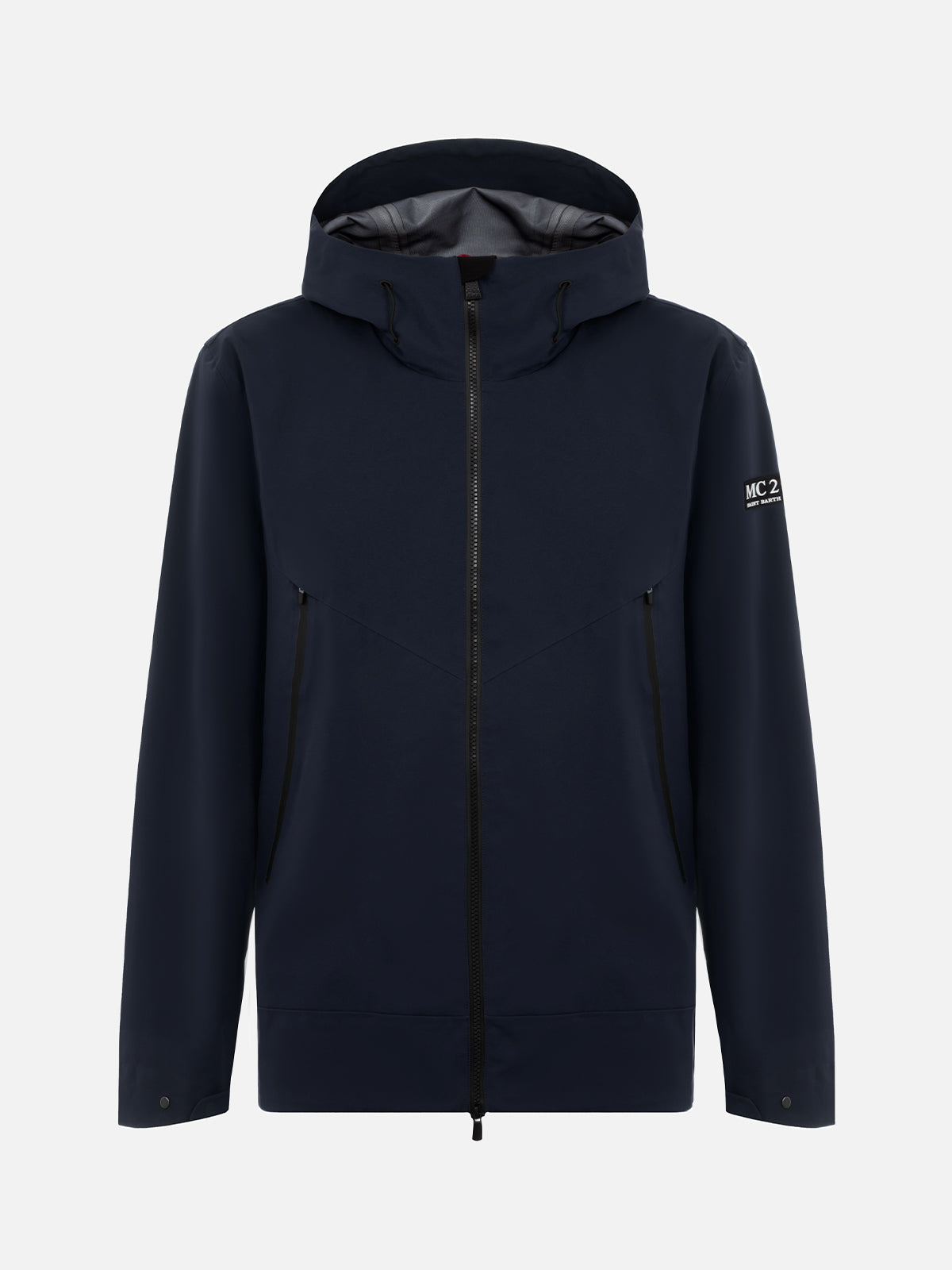 mc2-saint-barth-parson-giacca-uomo-tecnico-3-layer-blu-navy-con-cappuccio image 5
