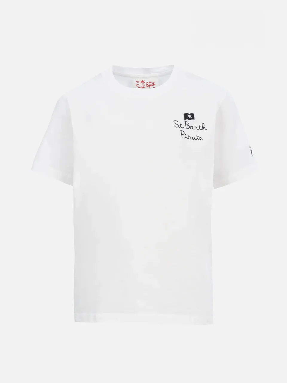 mc2-saint-barth-t-shirt-da-bambino-in-cotone-con-stampa-snoopy-e-ricamo-st-barth image 1