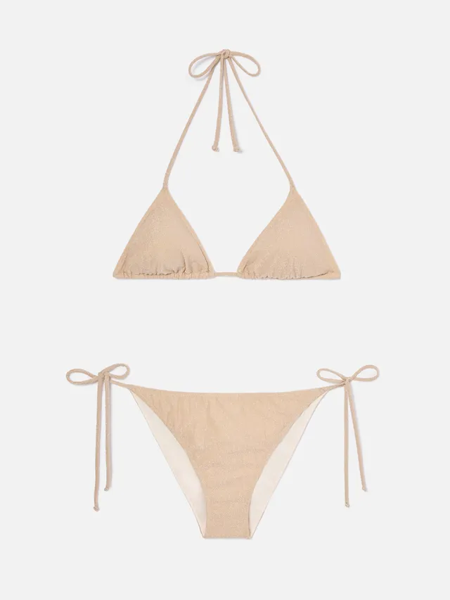 mc2-saint-barth-leah-teen-bikini-ragazza-triangolo-lurex-oro image 1