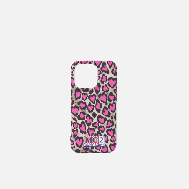 mc2-saint-barth-cover-iphone-14-pro-animalier-rosa image 1