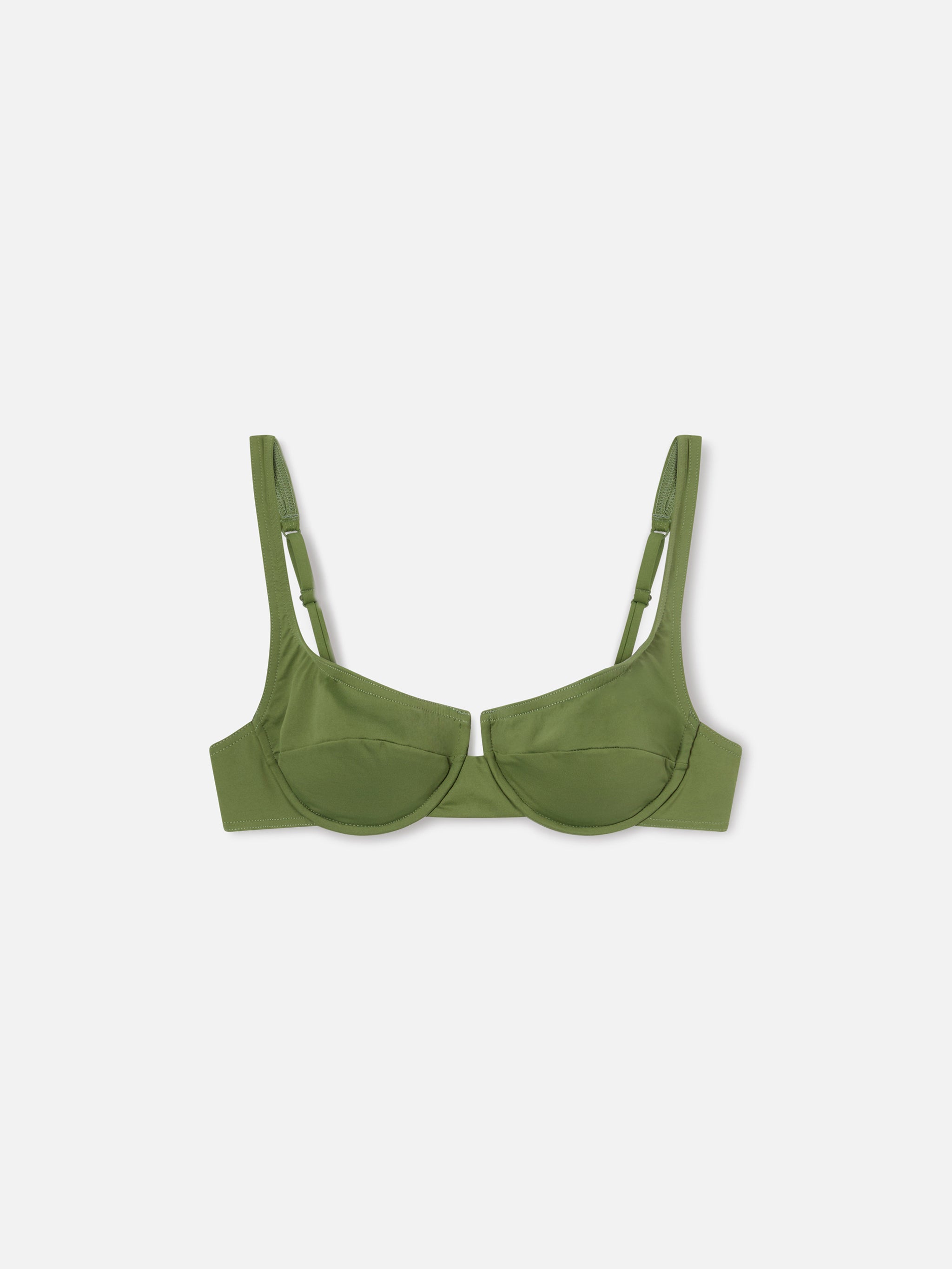 mc2-saint-barth-amira-top-bikini-balconette-verde-militare image 1