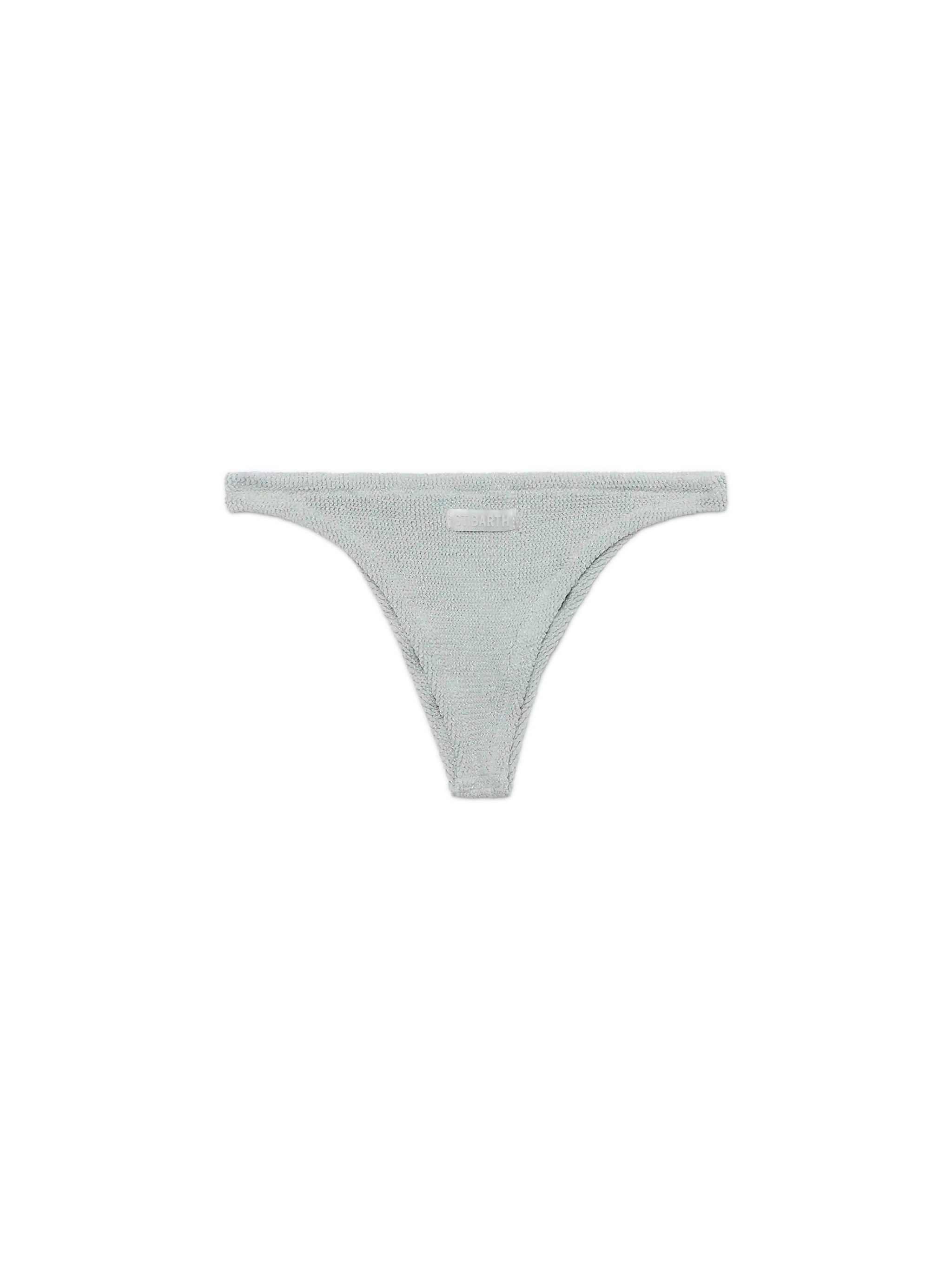 mc2-saint-barth-slip-mare-naomi-cheeky-in-crinkle-lurex-argento image 2