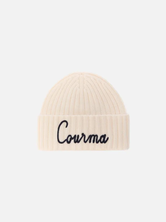 mc2-saint-barth-wengen-weng001-berretto-bianco-in-misto-cashmere-con-ricamo-cour image 1