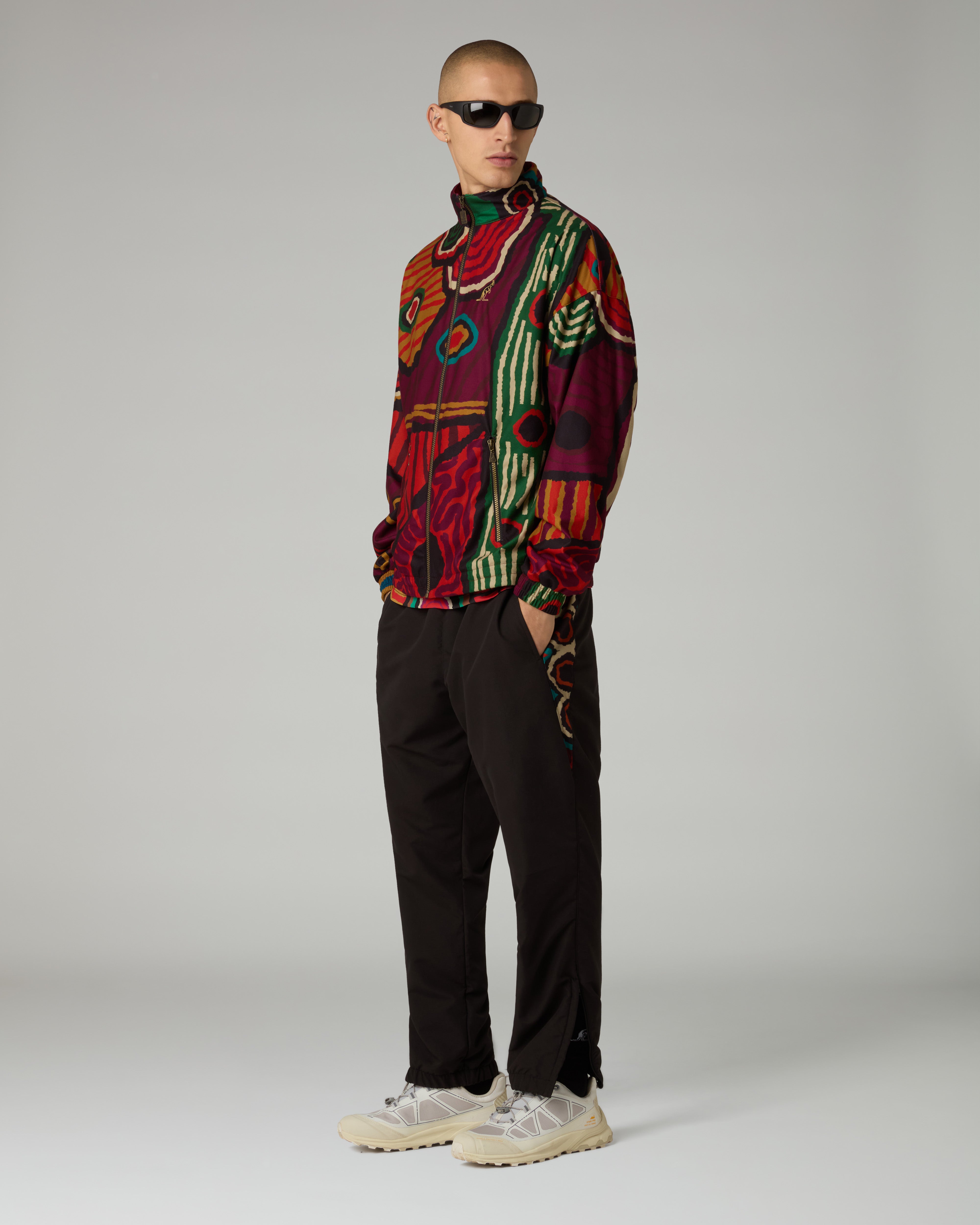 australian-jagera-all-print-giacca-sabrinda-bordeaux image 2