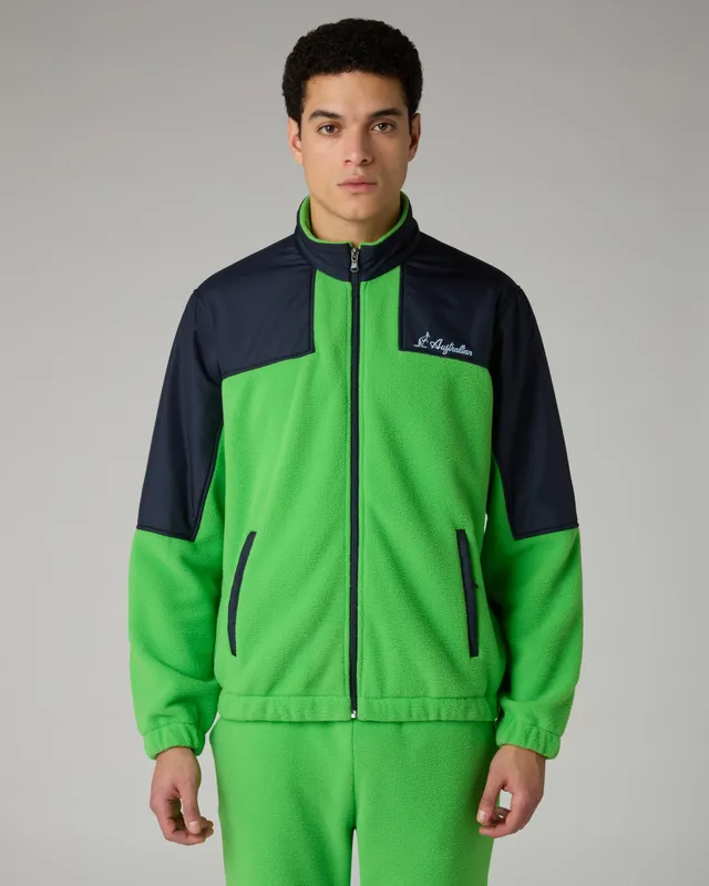 australian-color-block-track-jacket-giacca-pile-full-zip image 1