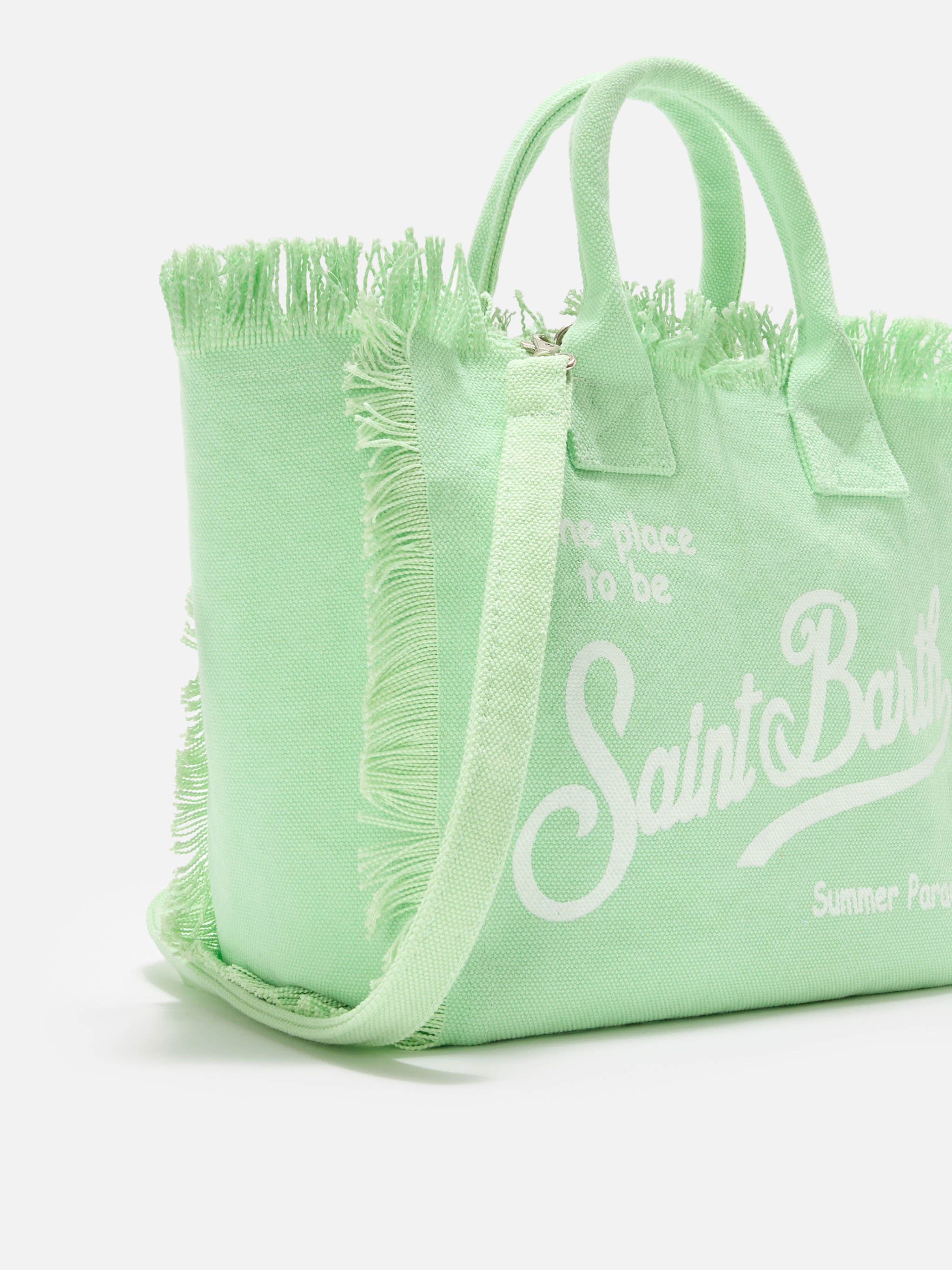 mc2-saint-barth-borsa-colette-verde-menta-in-canvas-con-frange-e-zip image 3