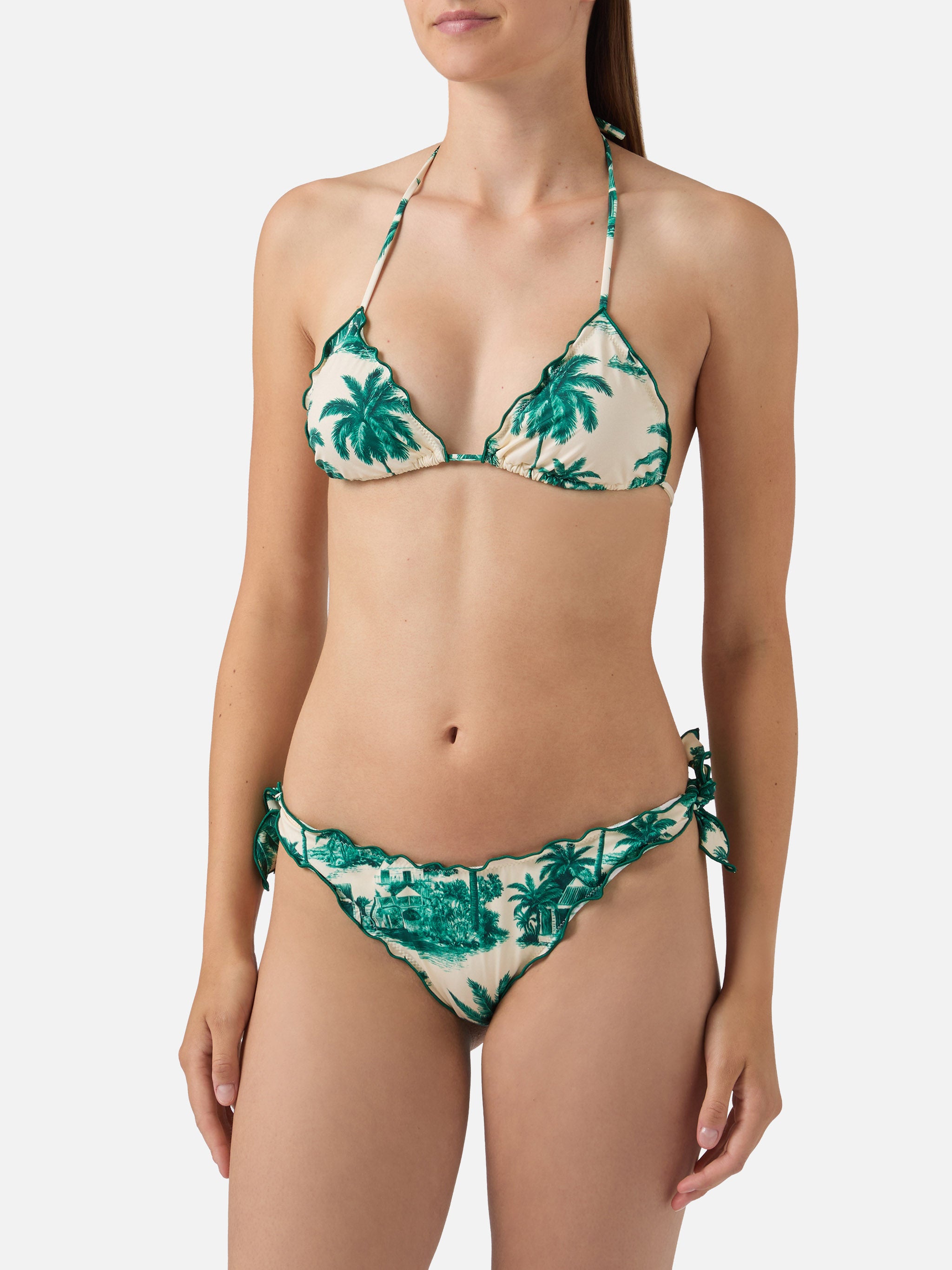 mc2-saint-barth-sarius-bikini-triangolo-toile-de-jouy-verde-special-edition image 2