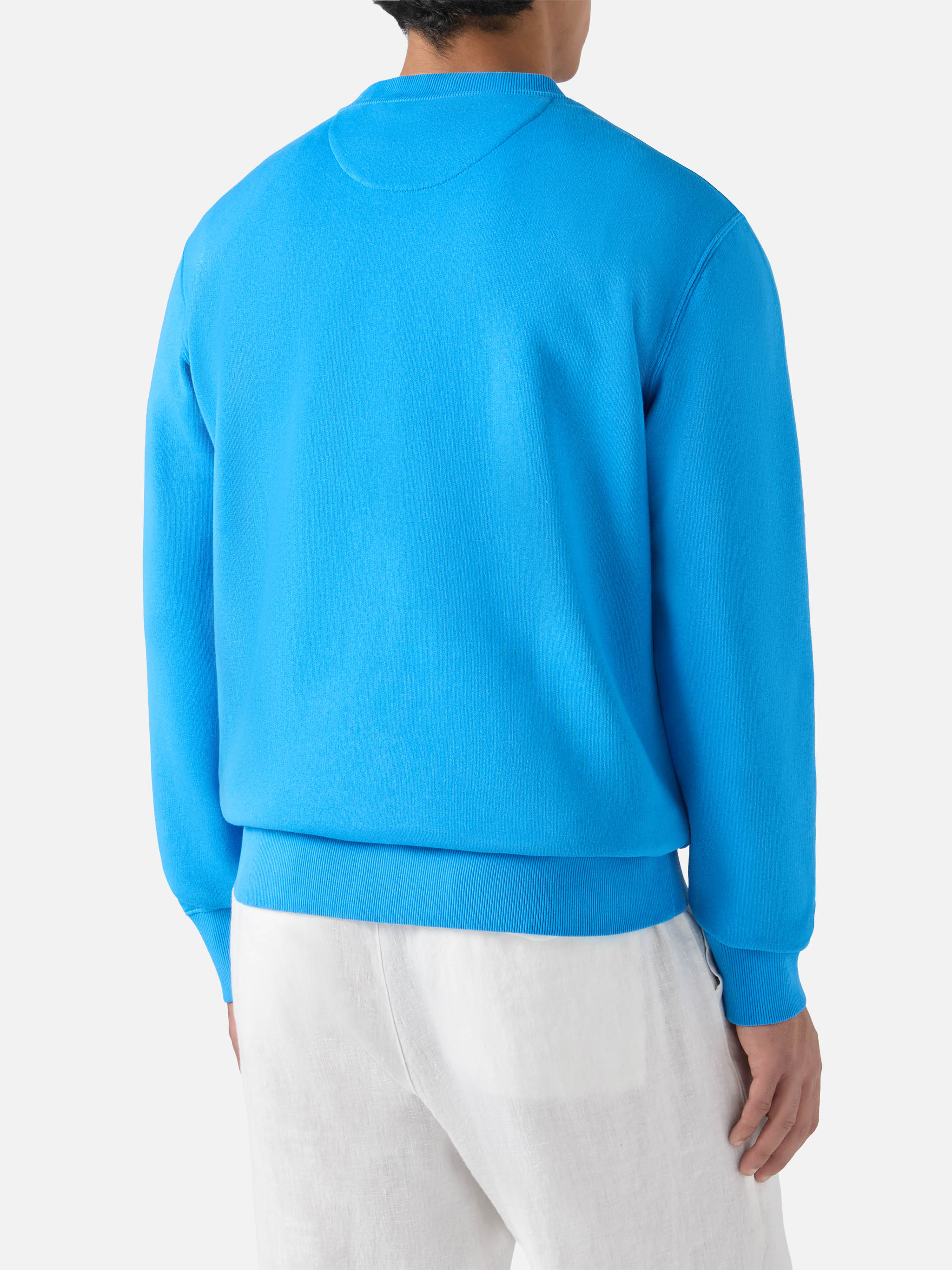 mc2-saint-barth-felpa-uomo-girocollo-cooper-in-cotone-felpato-250g image 3