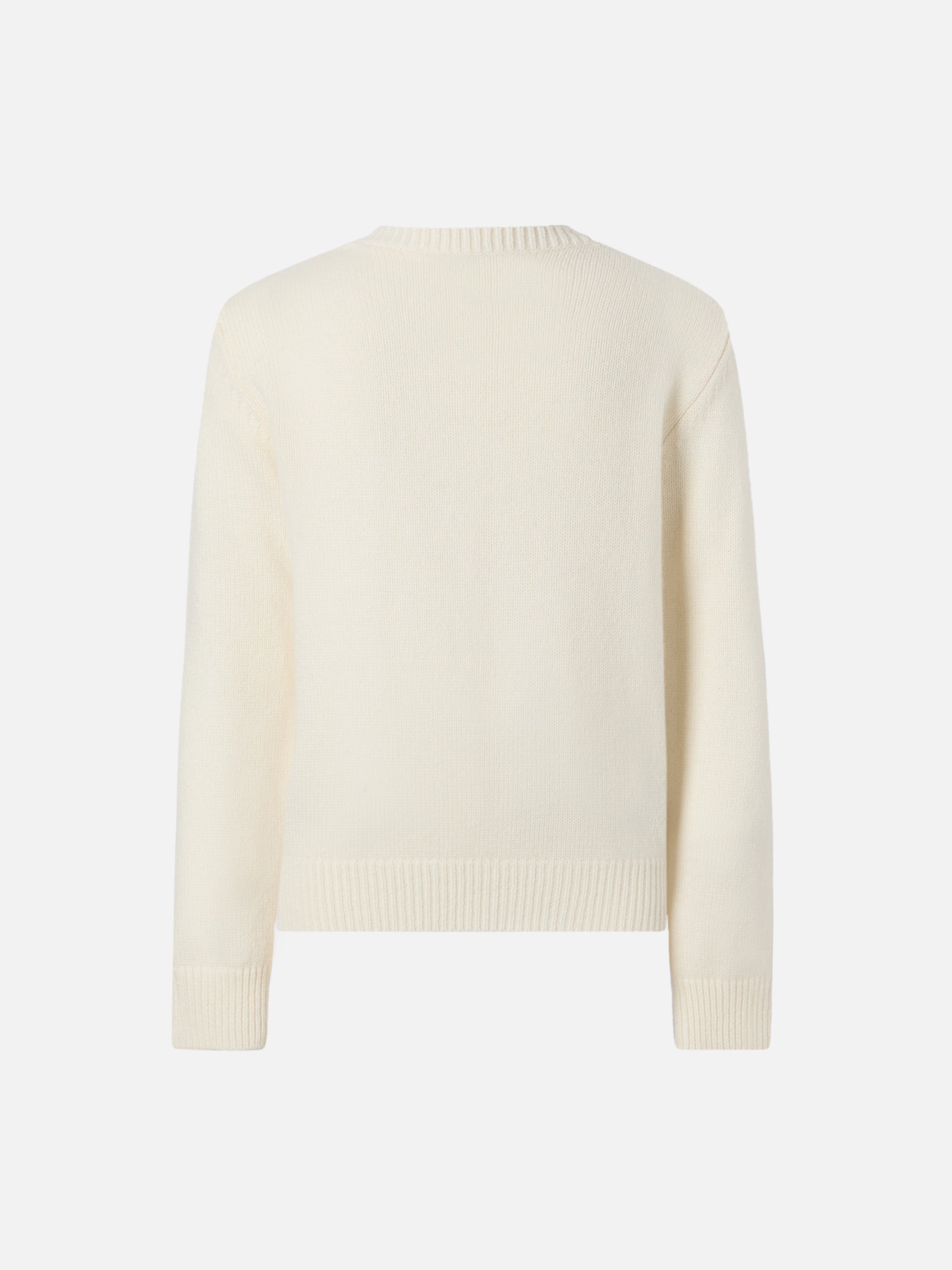 mc2-saint-barth-princess-girocollo-bambina-cashmere-bianco-piccola-peste image 2