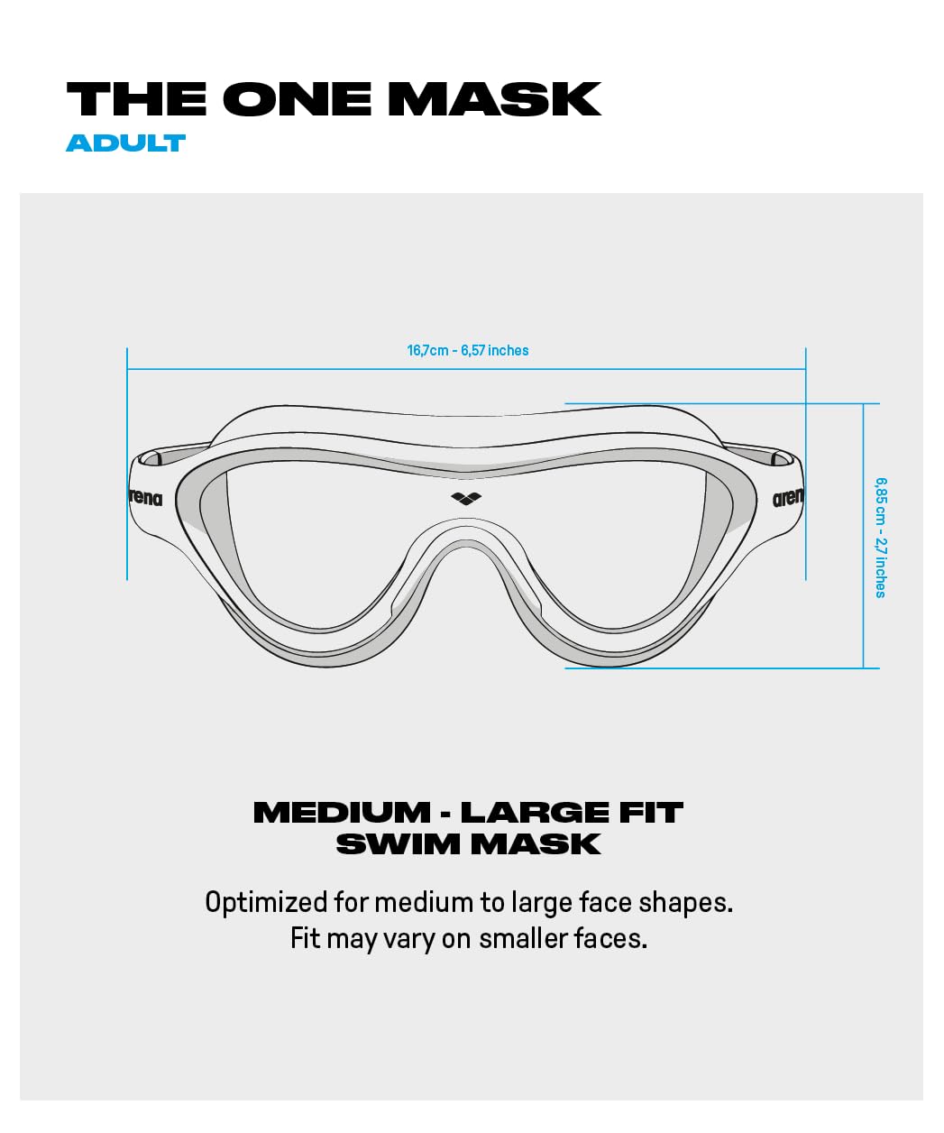 arena-the-one-mask-occhiali-unisex-adulto image 4