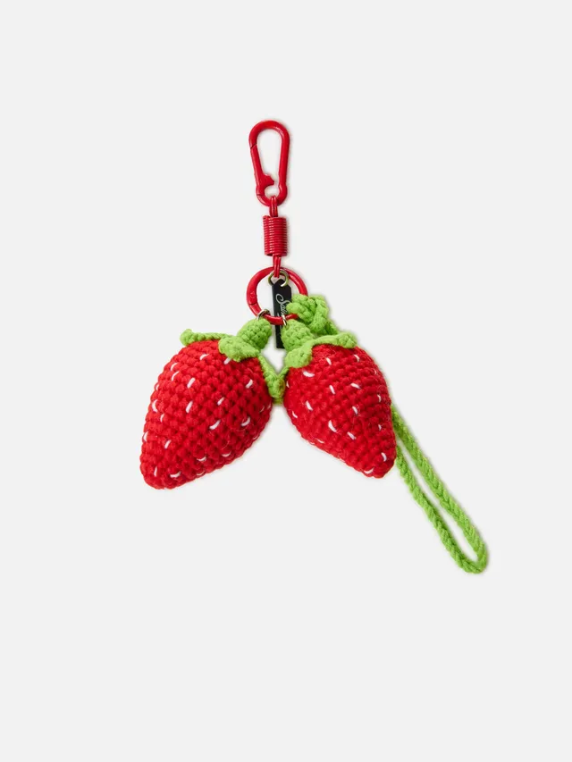 mc2-saint-barth-funny-charm-borsa-fragole-crochet-rosso image 1
