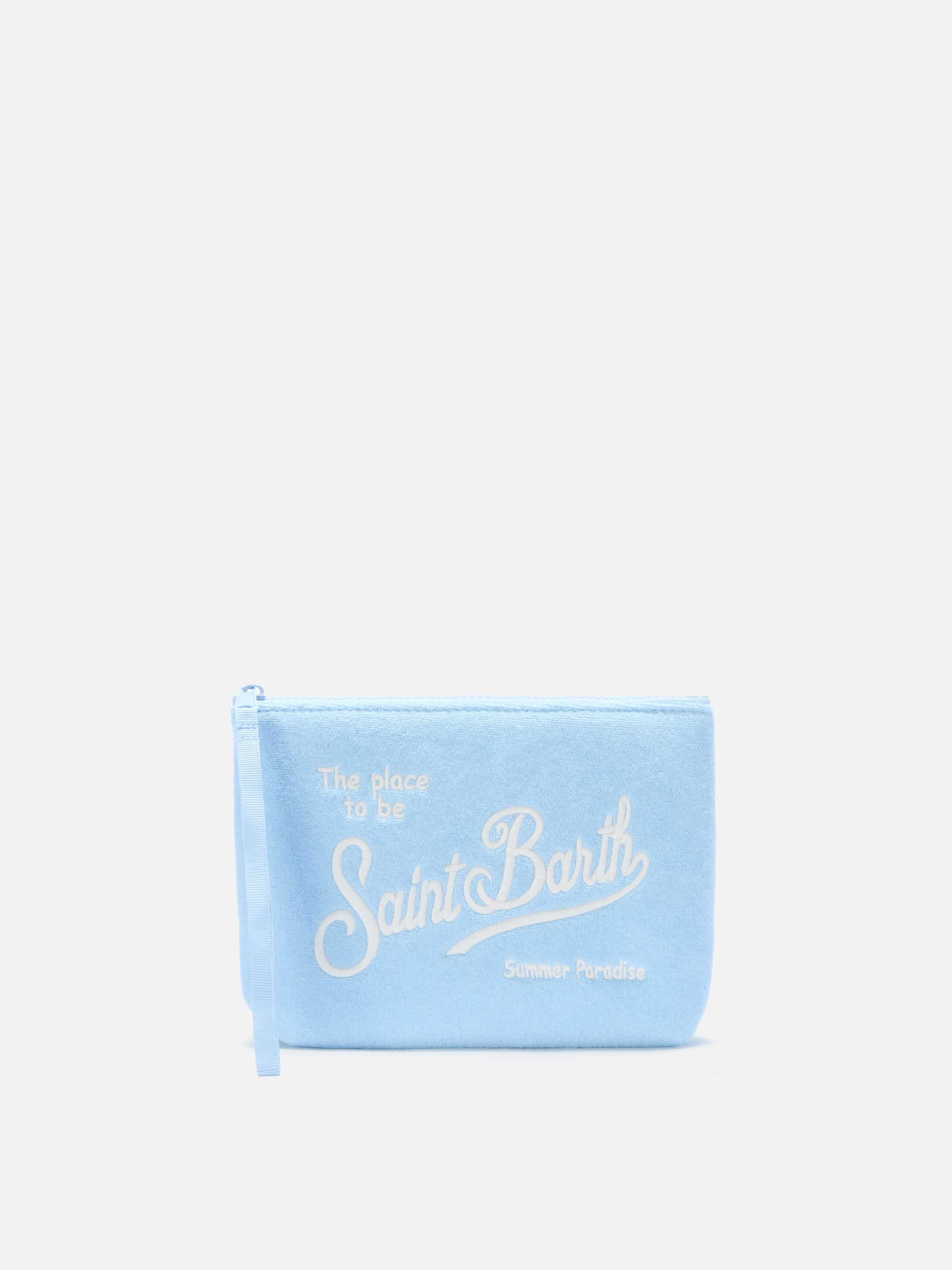 mc2-saint-barth-pochette-aline-effetto-spugna-azzurra image 1