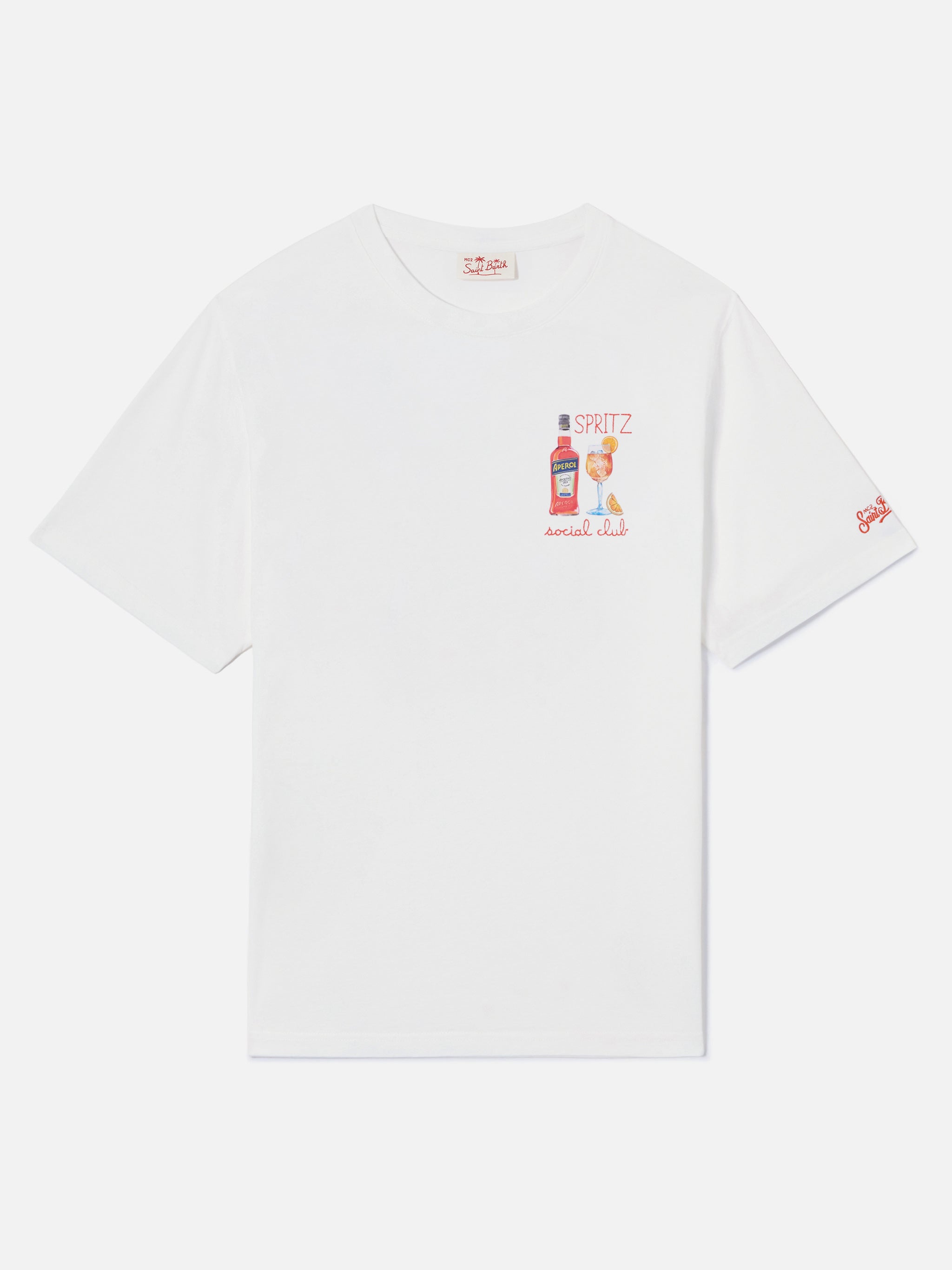 mc2-saint-barth-t-shirt-portofino-bianca-special-edition-spritz-social-club-aper image 5