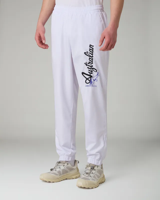 australian-lost-bumper-track-pant-pantalone-tecnico-smash-bianco-mesh image 1