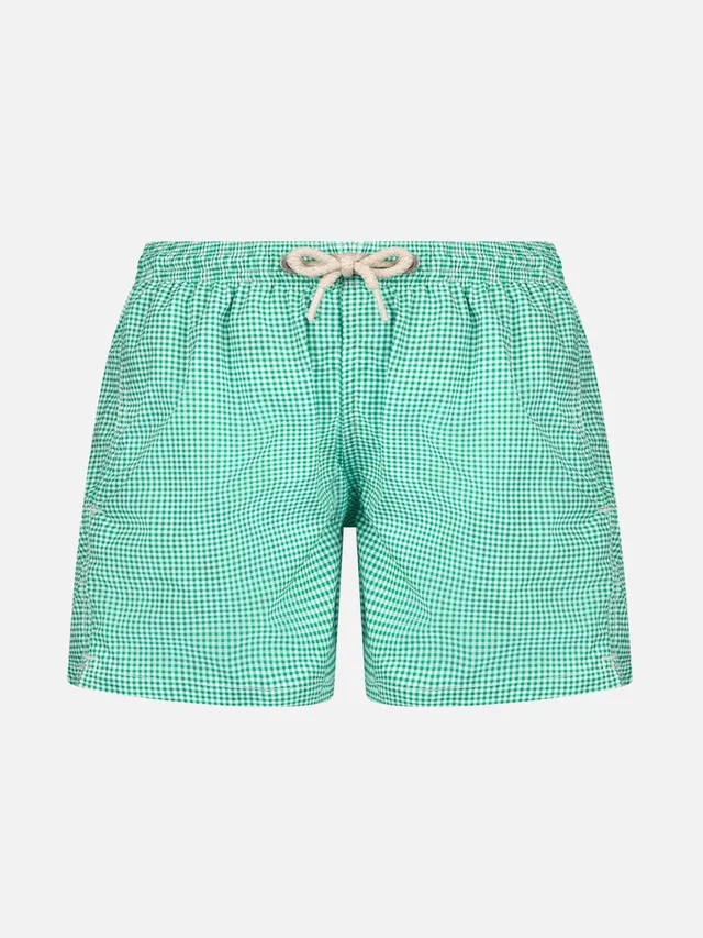 mc2-saint-barth-comfort-light-jr-costume-boxer-ragazzo-vichy-menta image 1