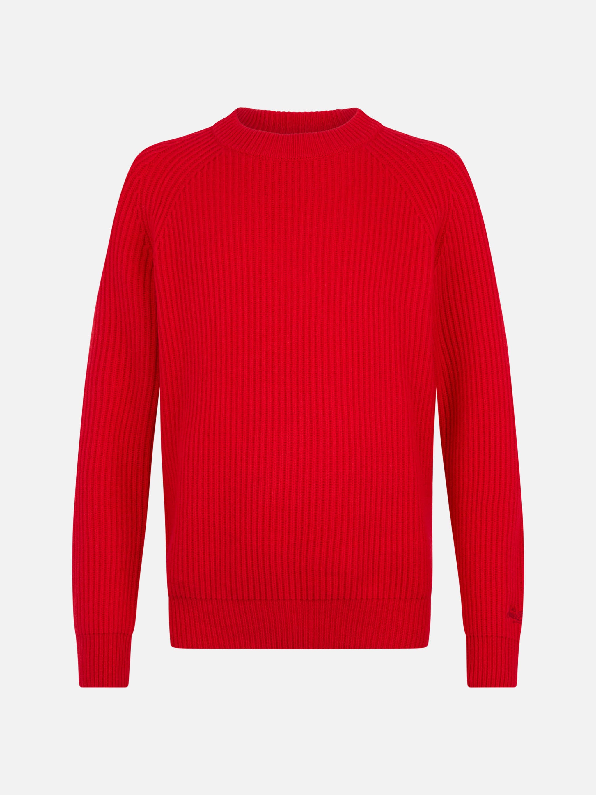 mc2-saint-barth-maglia-marine-in-misto-cashmere-rosso-a-costine-girocollo image 4