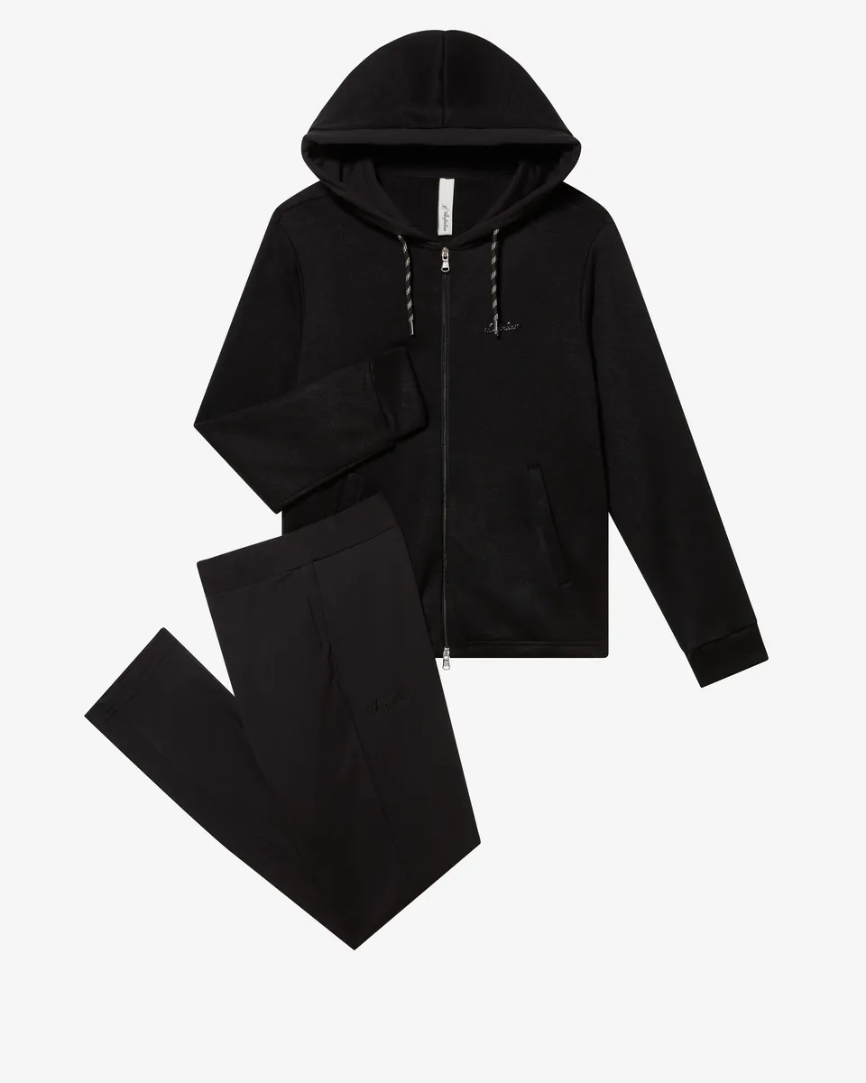 australian-minou-hoodie-tracksuit-tuta-con-cappuccio-nero image 1