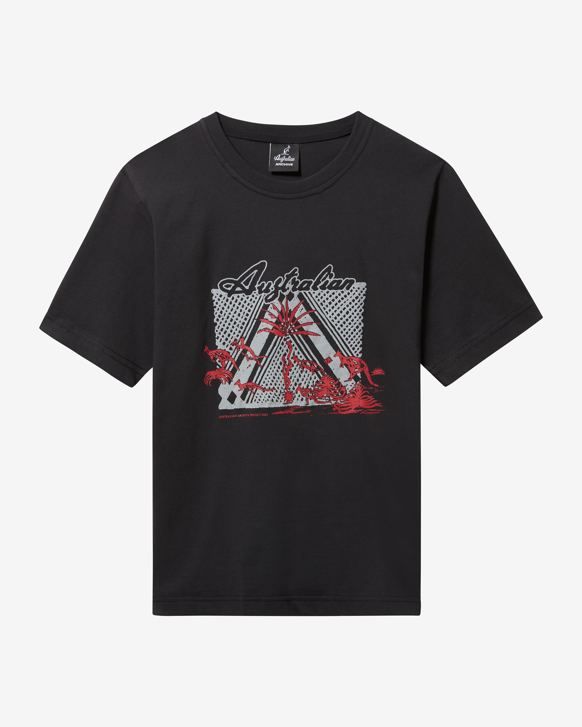 australian-ethnic-t-shirt-t-shirt-cotone-nera-regular-fit image 4