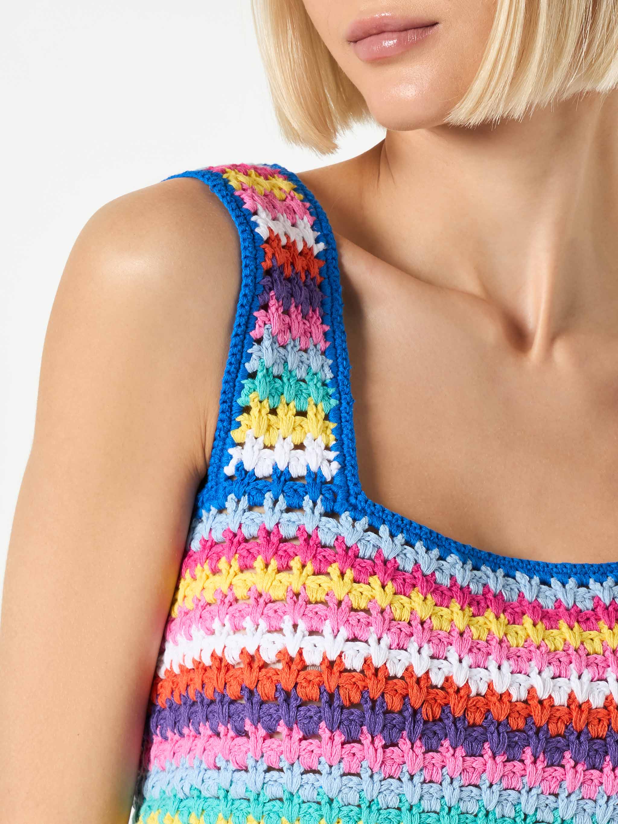 mc2-saint-barth-top-halima-donna-in-cotone-crochet-multicolore-su-bluette image 5