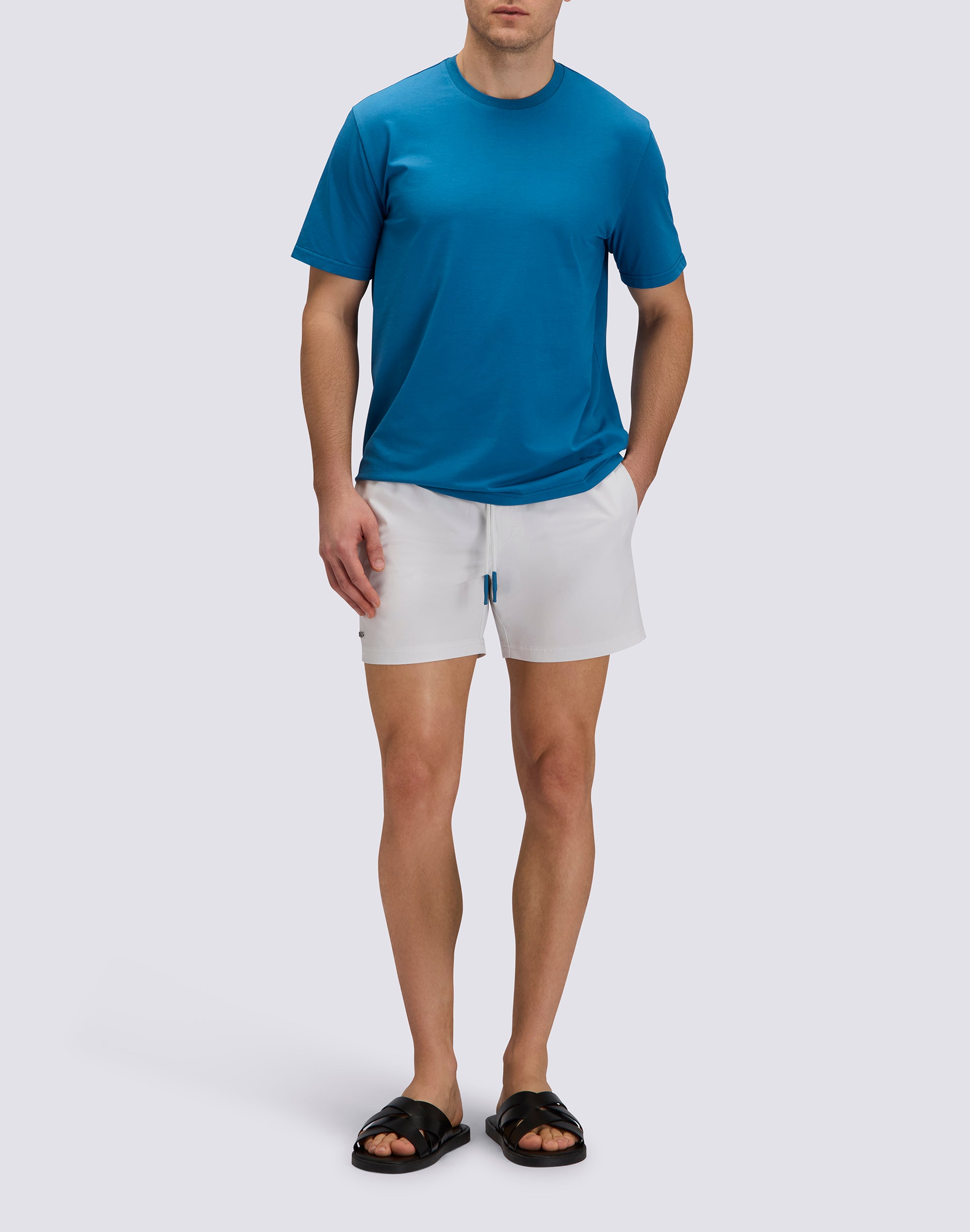 sundek-gm240teyj200-t-shirt-uomo-girocollo-in-jersey-tecnico-regular image 3