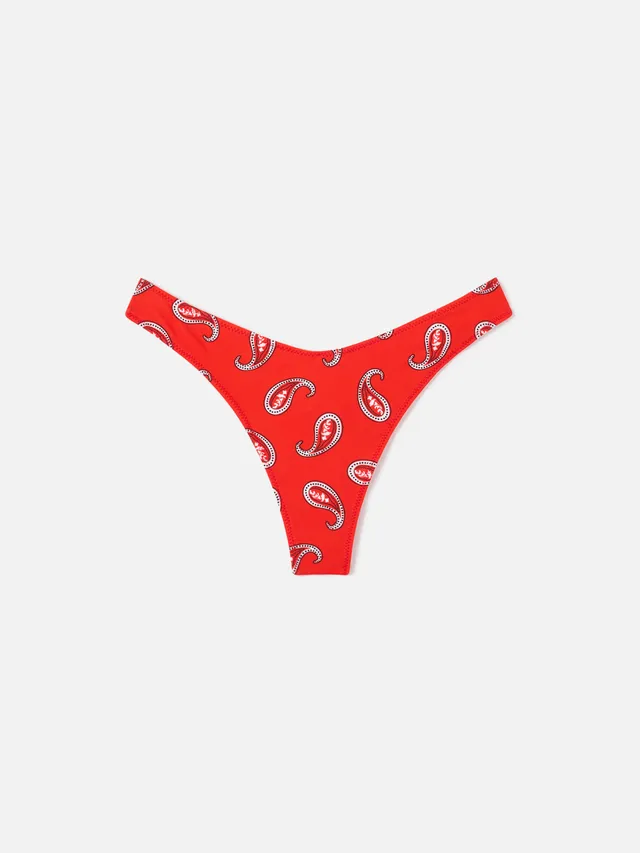 mc2-saint-barth-naomi-slip-mare-donna-cheeky-rosso-paisley image 1