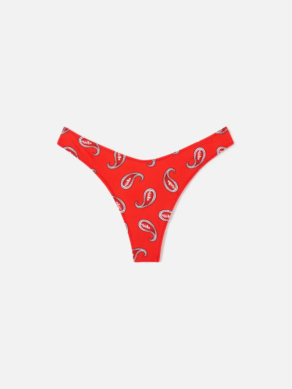 mc2-saint-barth-naomi-slip-mare-donna-cheeky-rosso-paisley image 1