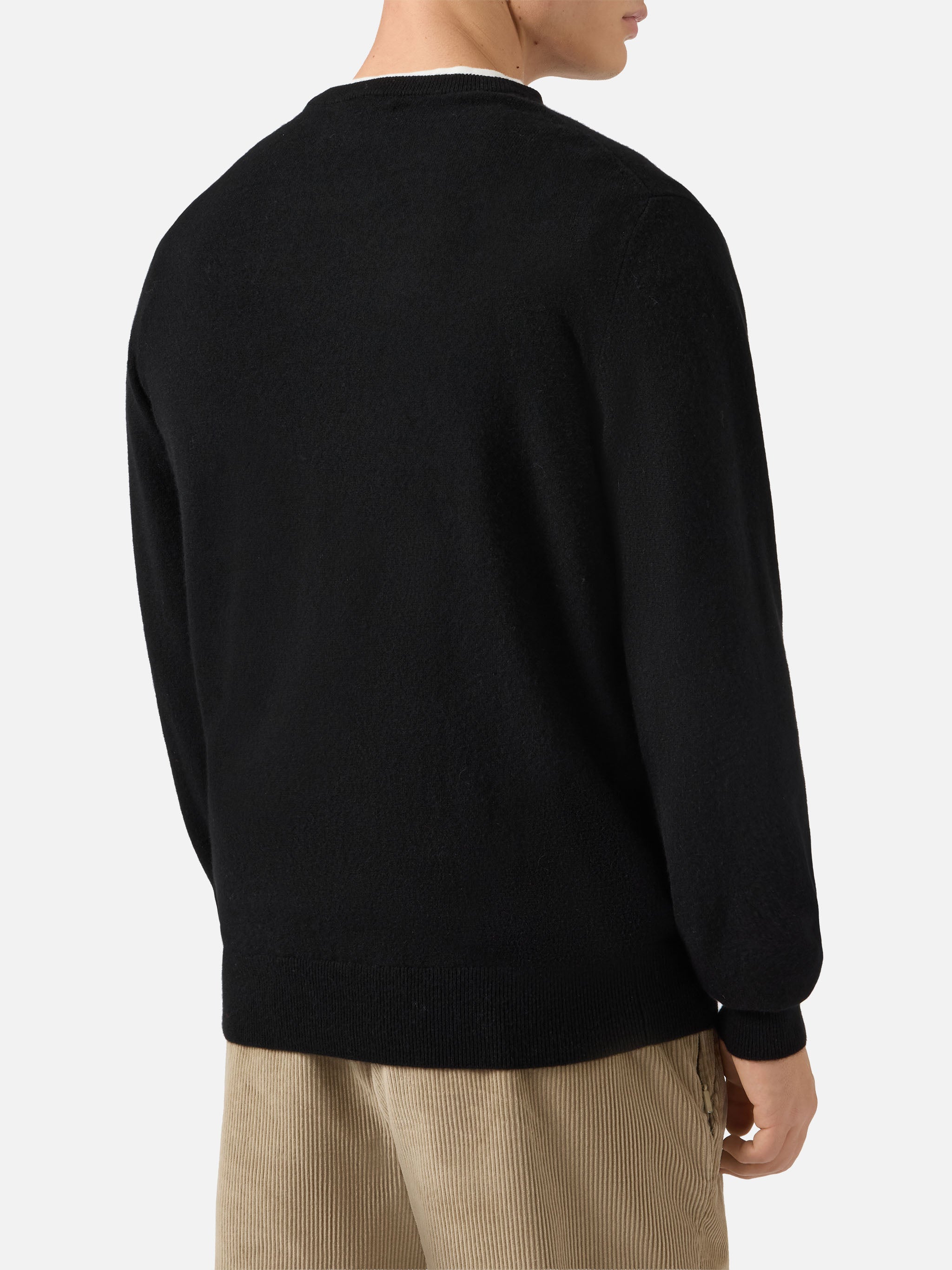 mc2-saint-barth-heron-light-maglione-uomo-100-cashmere-nero-st-moritz image 3