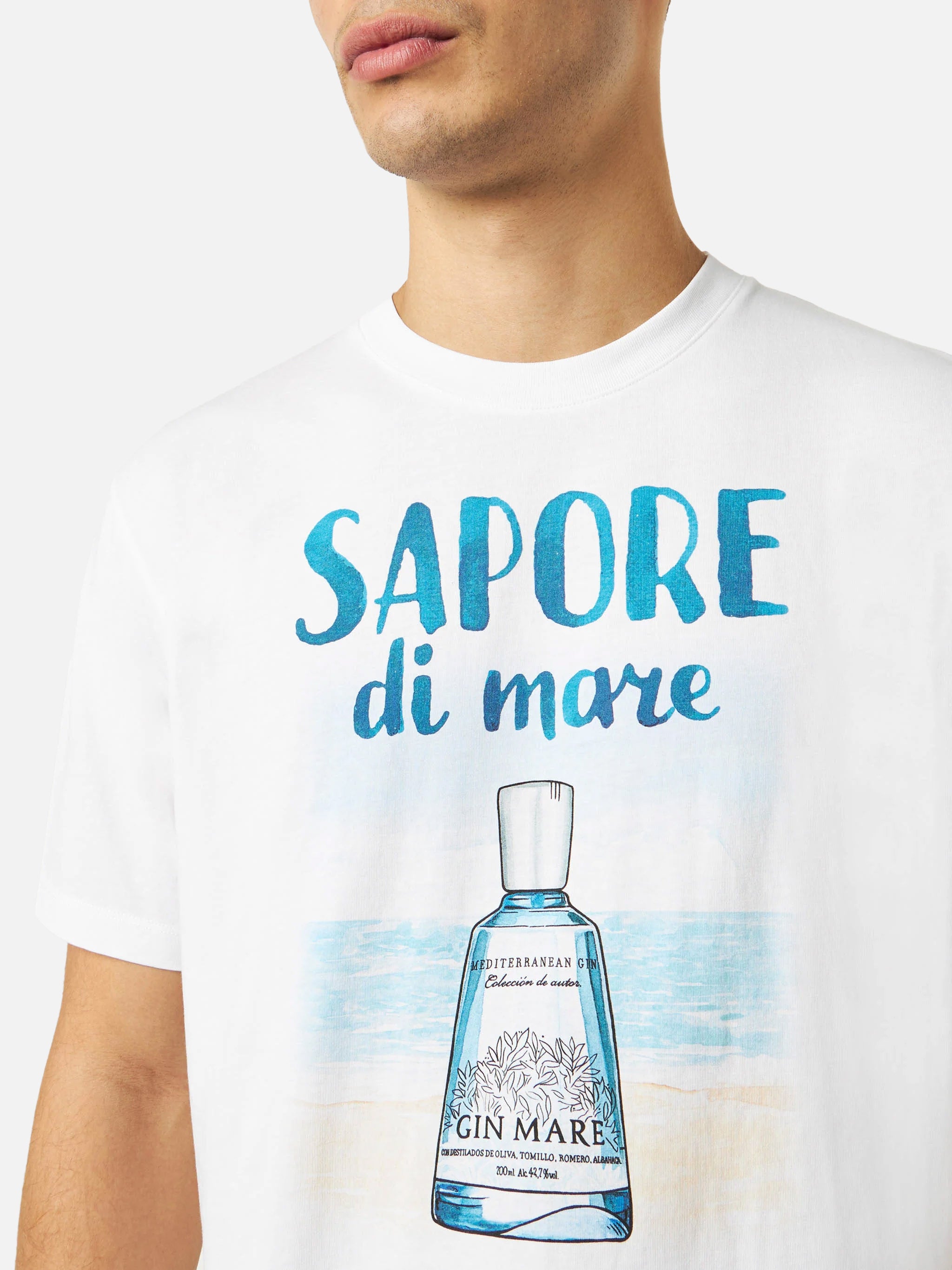 mc2-saint-barth-t-shirt-uomo-bianca-special-edition-gin-mare-sapore-di-mare image 3