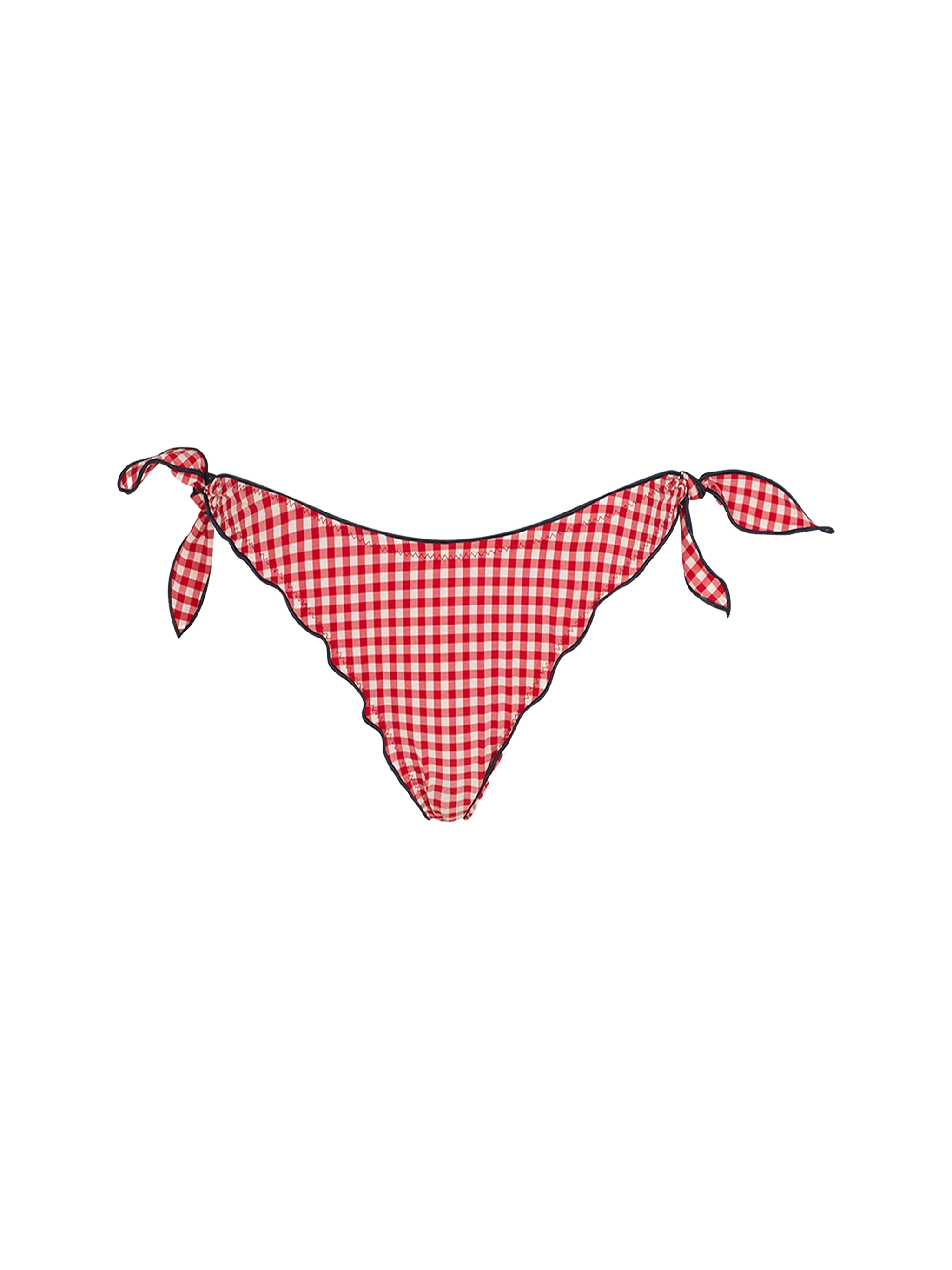 mc2-saint-barth-venus-slip-mare-donna-vichy-rosso-e-bianco image 1