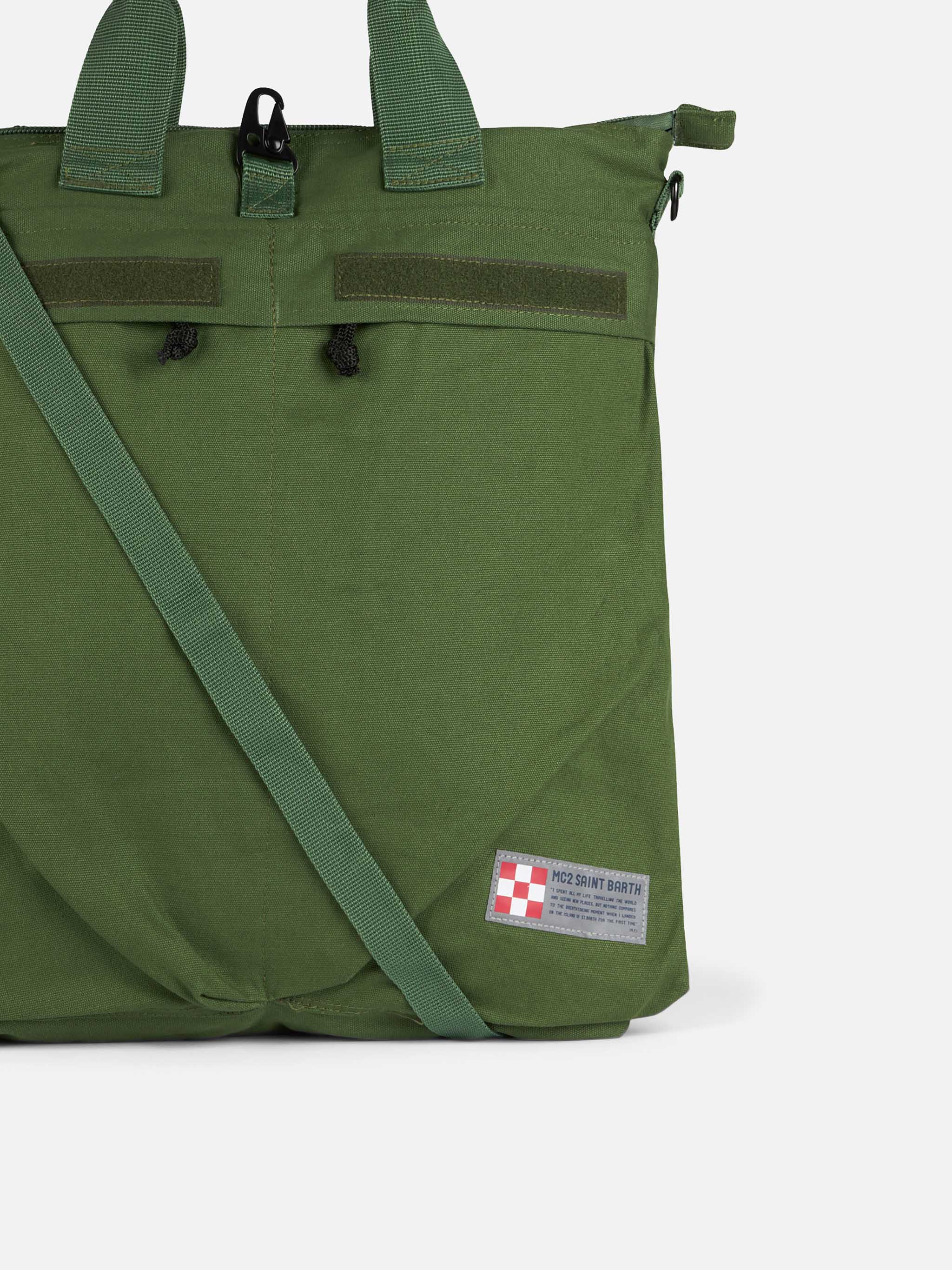 mc2-saint-barth-zaino-tela-verde-militare-50x45x13-cm image 2