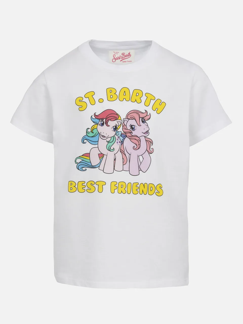 mc2-saint-barth-elly-t-shirt-bambina-bianca-my-little-pony-in-cotone image 1
