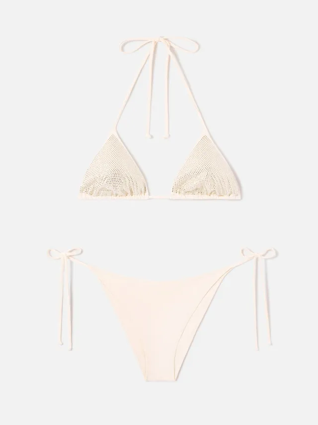 mc2-saint-barth-annabelle-virgo-bikini-donna-triangolo-beige-con-strass image 1