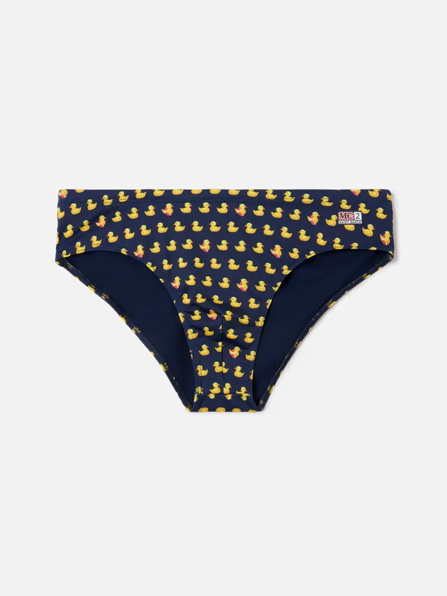 mc2-saint-barth-cayo-slip-mare-uomo-blu-navy-stampa-paperelle-capsule-pap-figlio image 1