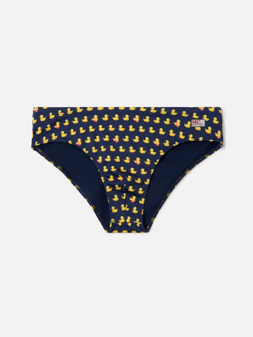 mc2-saint-barth-cayo-slip-mare-uomo-blu-navy-stampa-paperelle-capsule-pap-figlio image 1