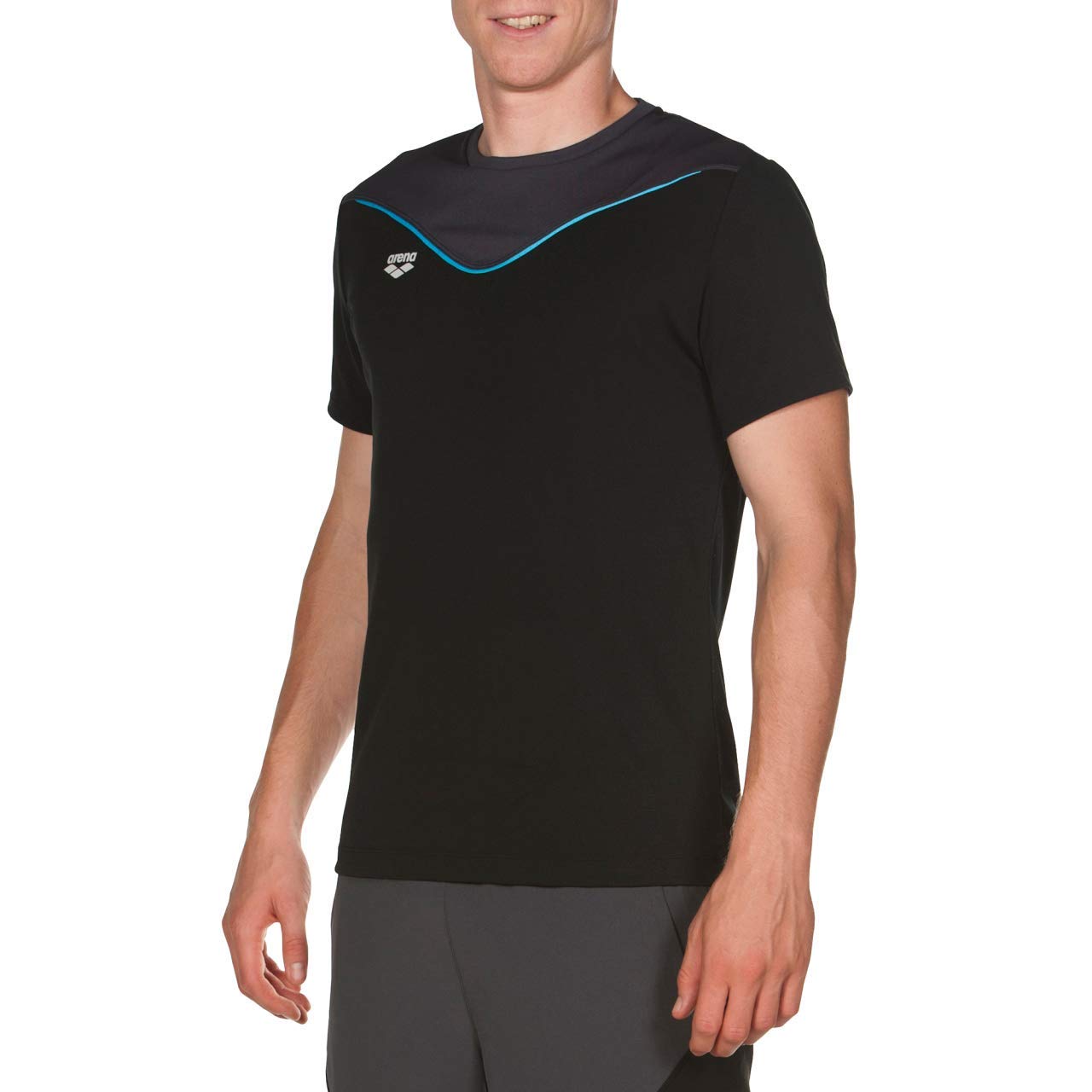 arena-m-gym-s-s-panel-maglia-uomo image 2