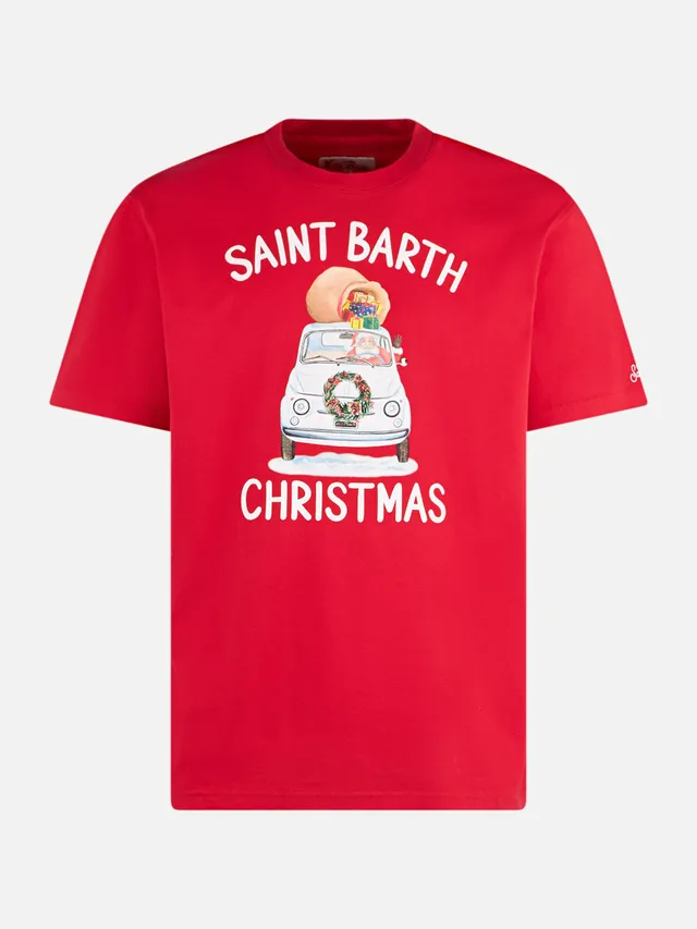 mc2-saint-barth-t-shirt-arnott-natale-st-barth-uomo-rosso image 1