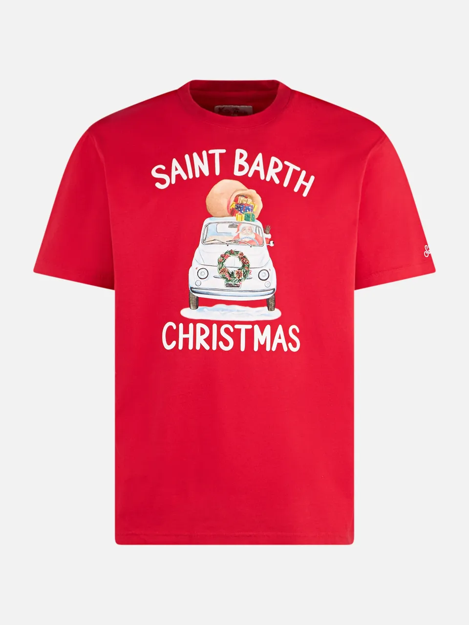 mc2-saint-barth-t-shirt-arnott-natale-st-barth-uomo-rosso image 1