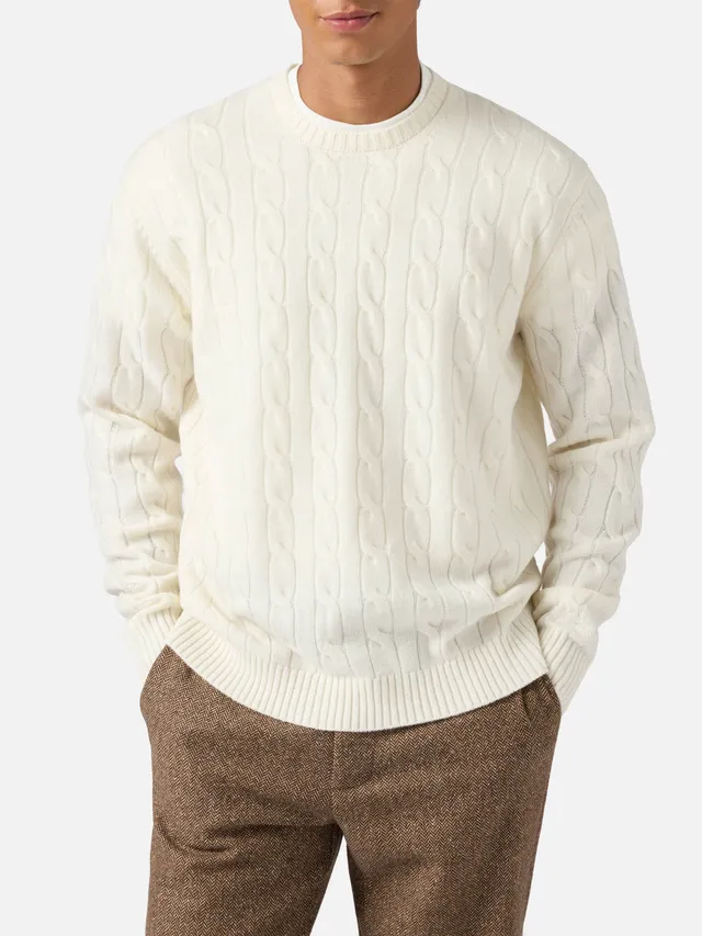 mc2-saint-barth-maglione-regent-trecce-100-lana-bianco-uomo image 1