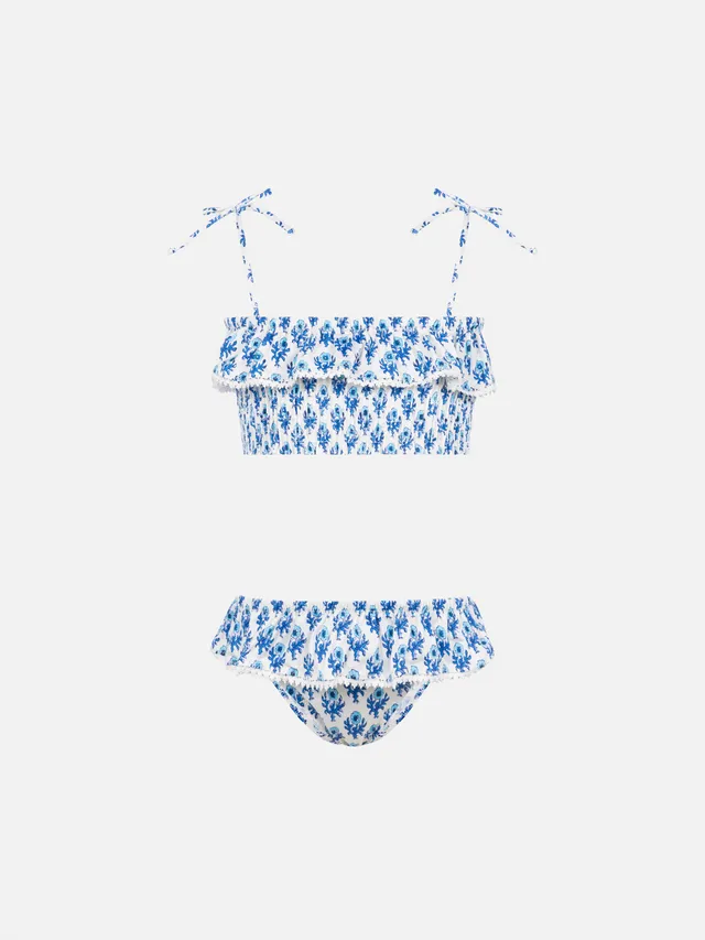 mc2-saint-barth-melie-meli0001-bikini-bambina-bralette-smock-floreale-bianco image 1