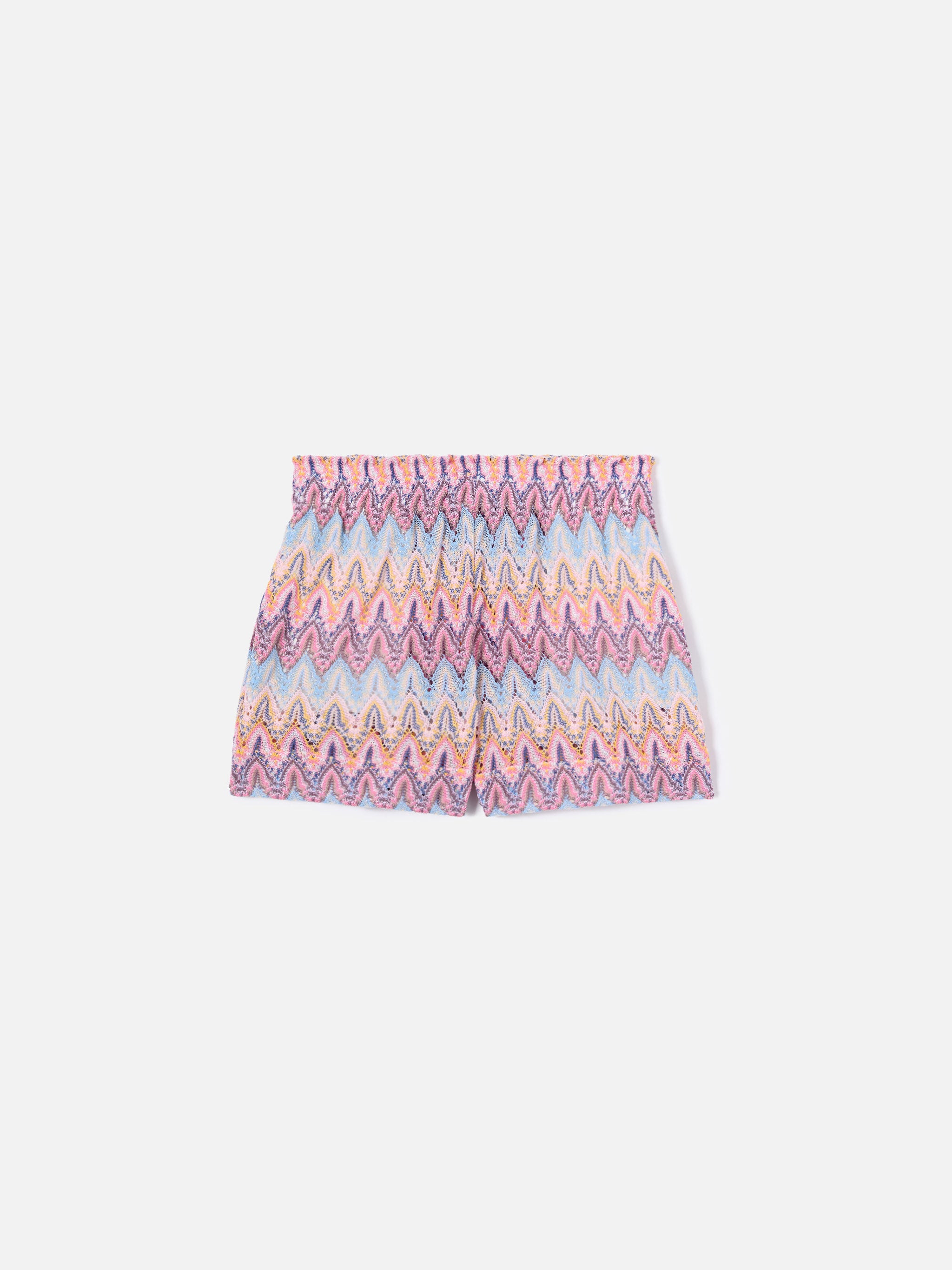 mc2-saint-barth-meave-jr-short-bambina-in-maglia-raschel-fiamma-pastello image 1