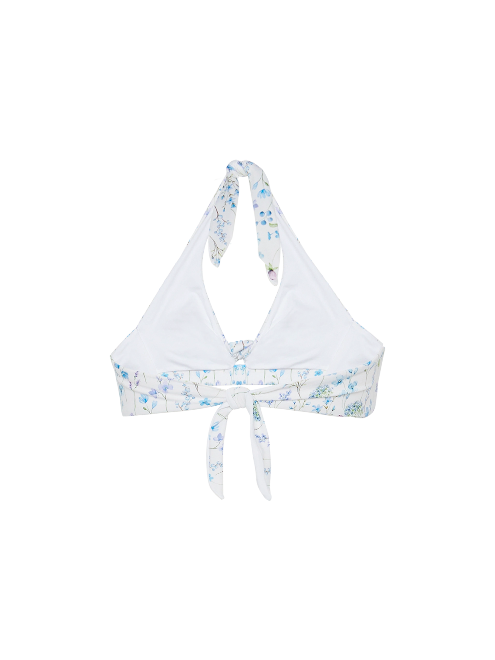 mc2-saint-barth-leda-top-bralette-triangolo-floreale-bianco image 2