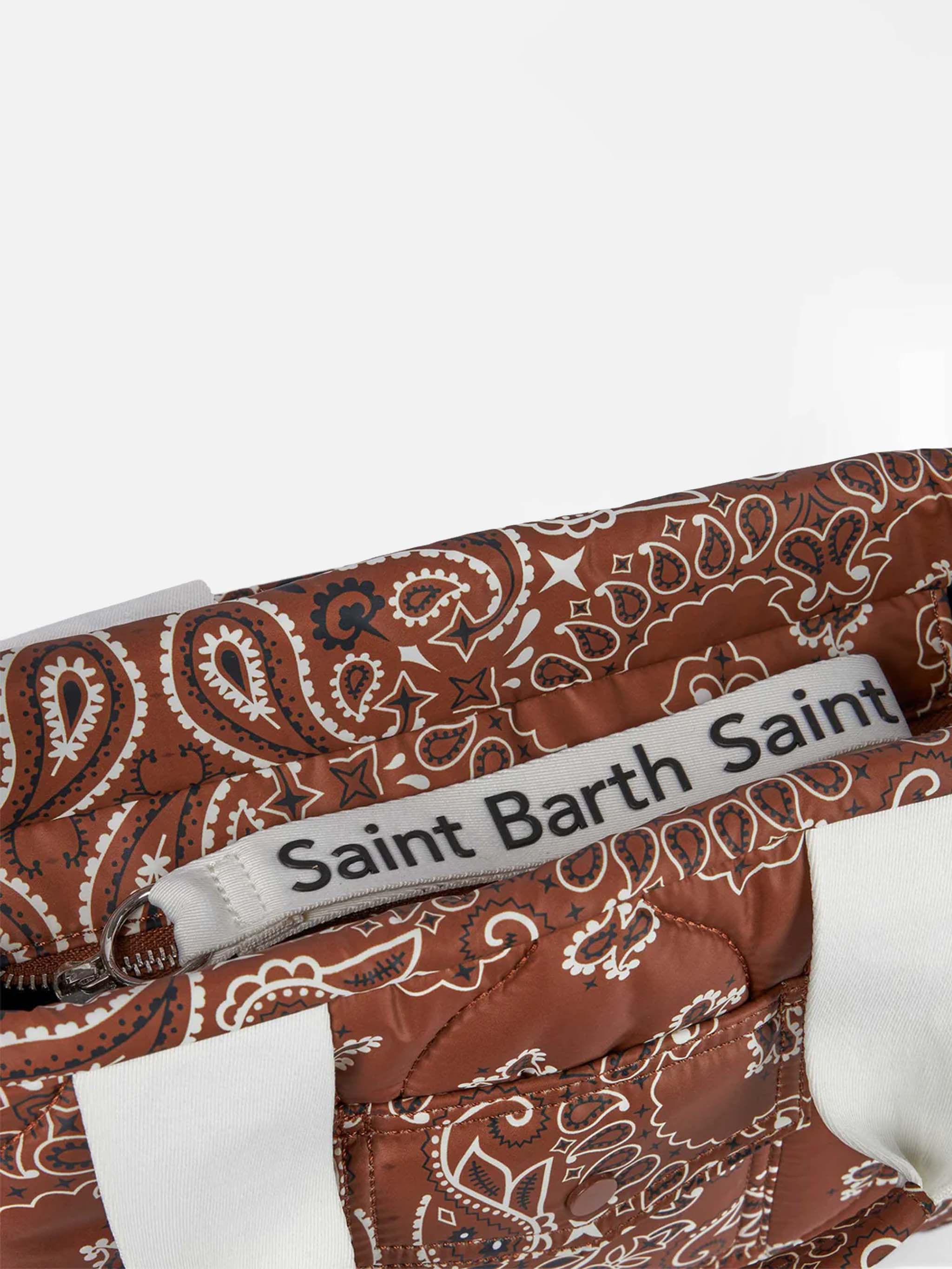 mc2-saint-barth-puffer-bag-puf0002-tote-trapuntata-stampa-bandana-marrone image 3