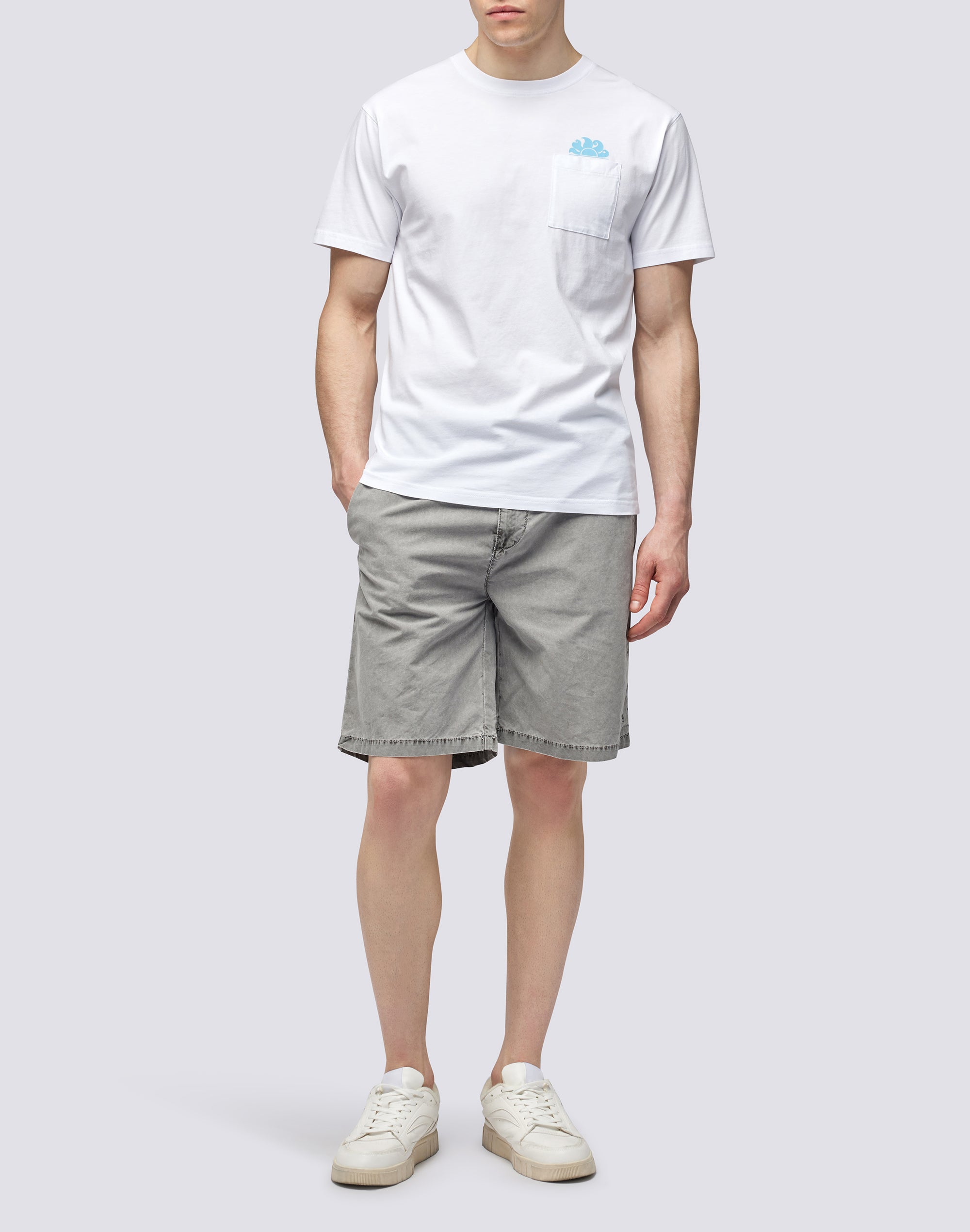 sundek-t-shirt-uomo-con-tasca-e-logo-iconic image 4