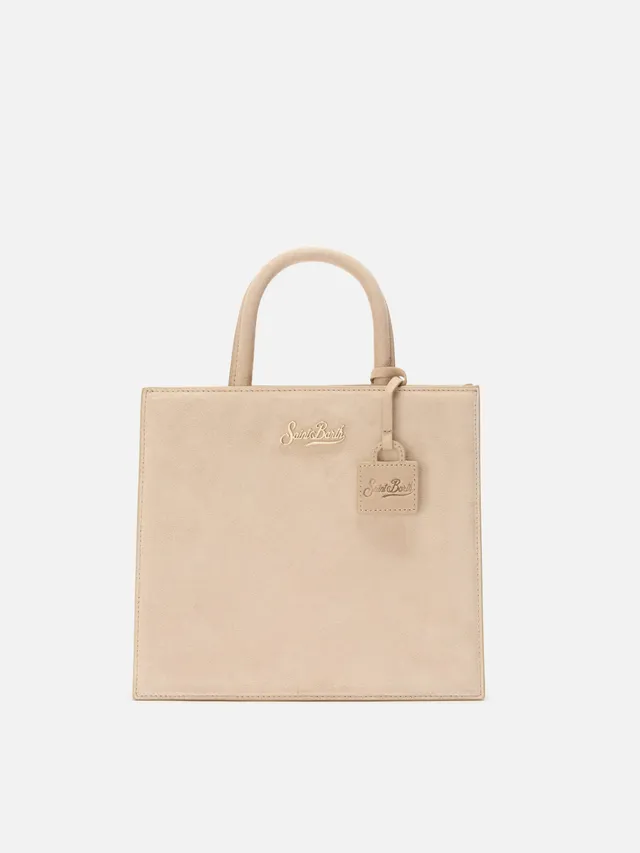 mc2-saint-barth-shop-bag-midi-borsa-a-mano-pelle-scamosciata-beige image 1