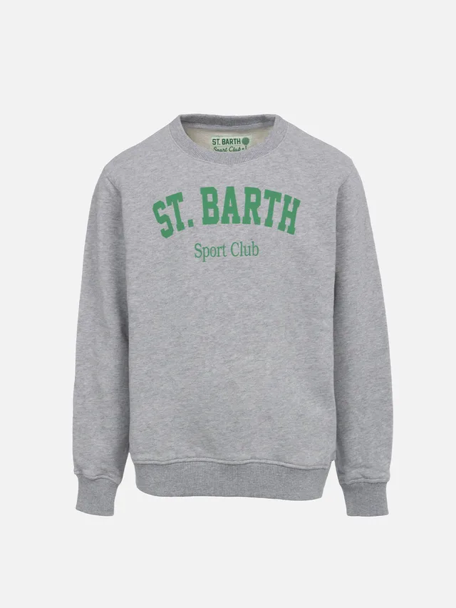 mc2-saint-barth-bobby-felpa-bambino-st-barth-sport-club-grigia image 1