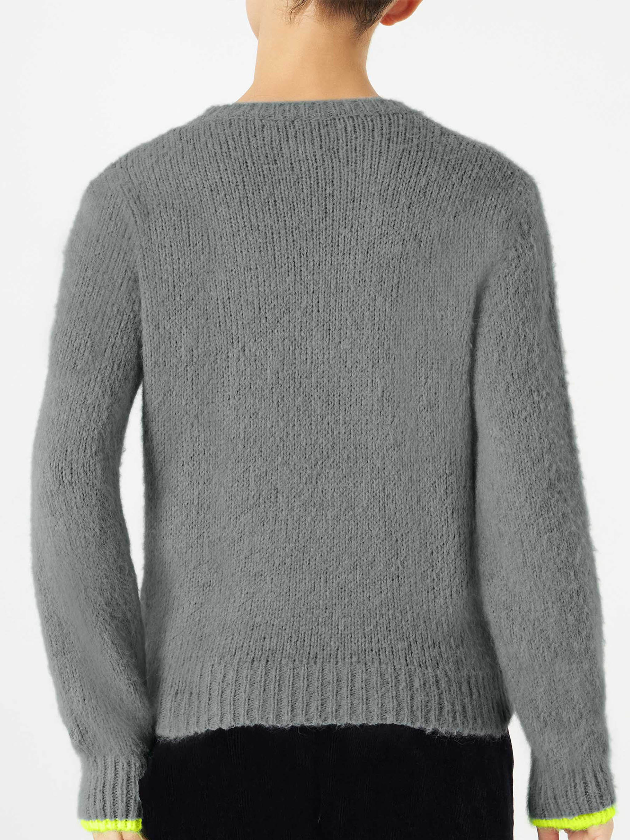 mc2-saint-barth-maglia-new-queen-effetto-brushed-grigio-con-ricamo-da-donna image 3